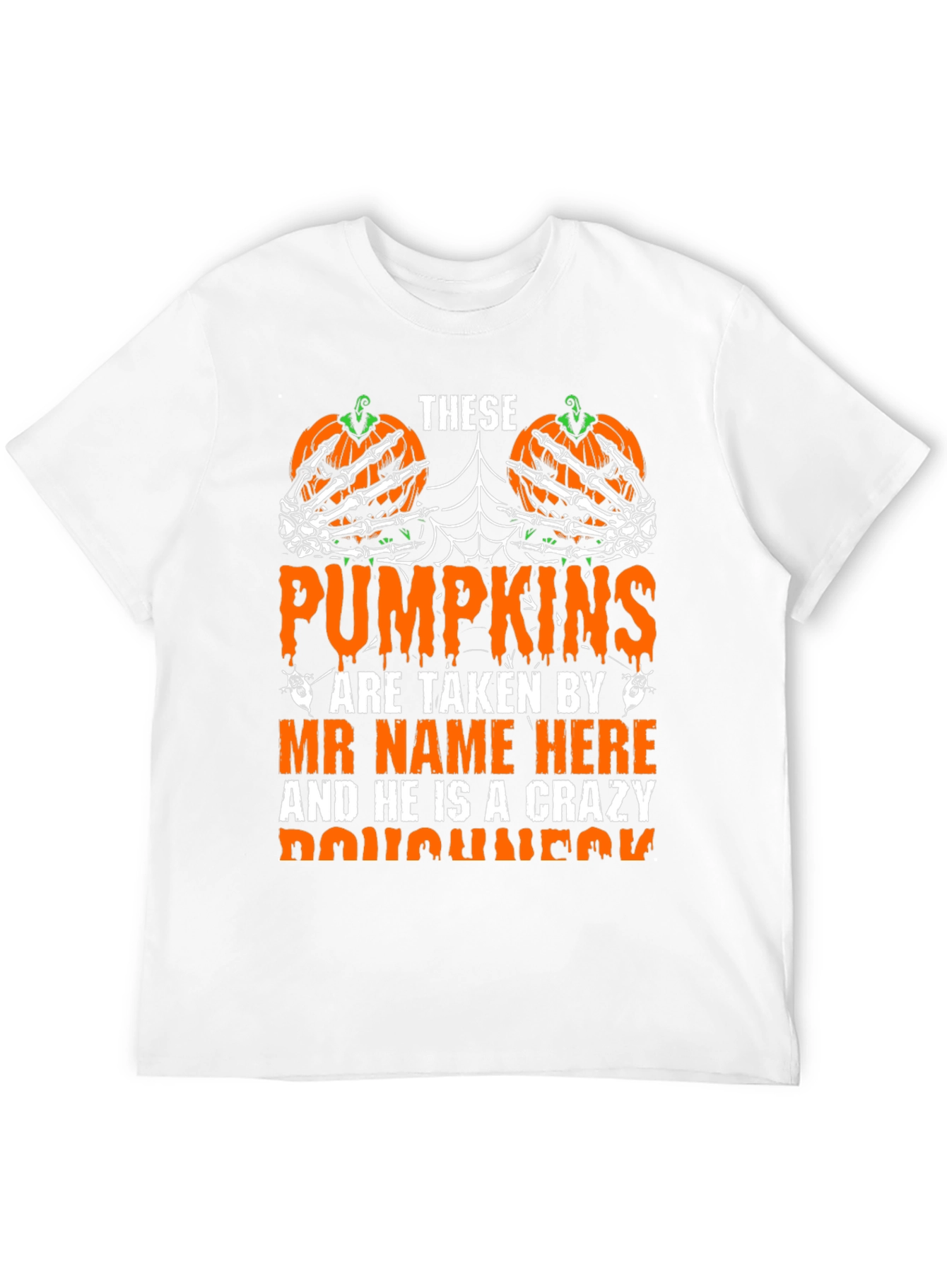 Halloween Pumpkins Personalized T-Shirt