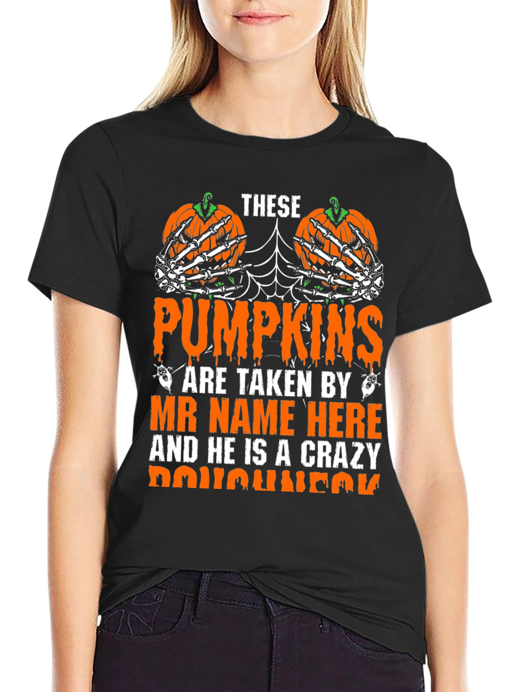 Halloween Pumpkins Personalized T-Shirt