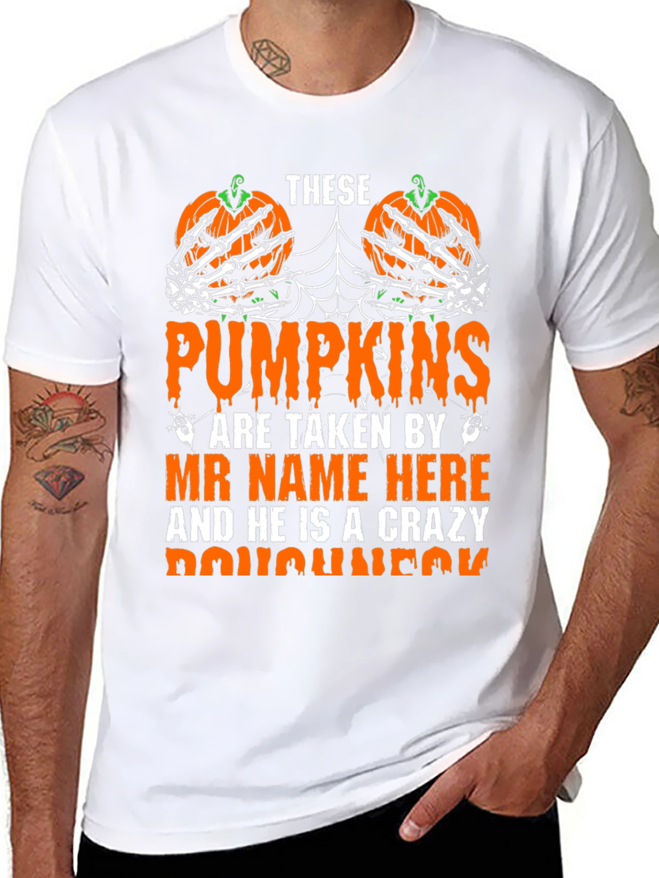 Halloween Pumpkins Personalized T-Shirt