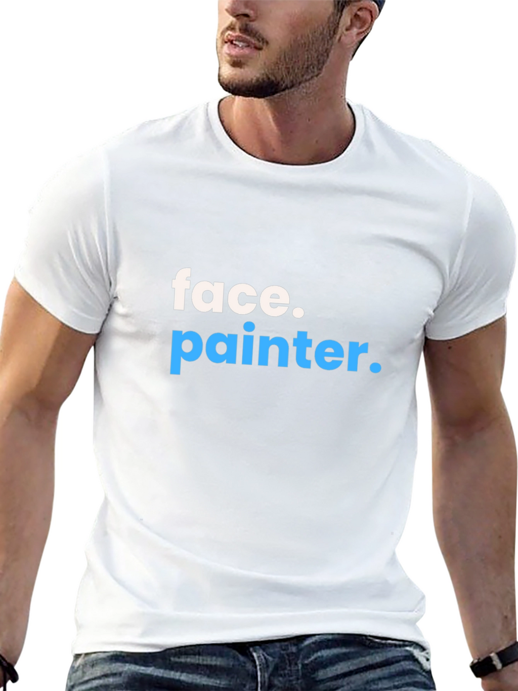 Face Painter T-Shirt - Black Graphic Tee