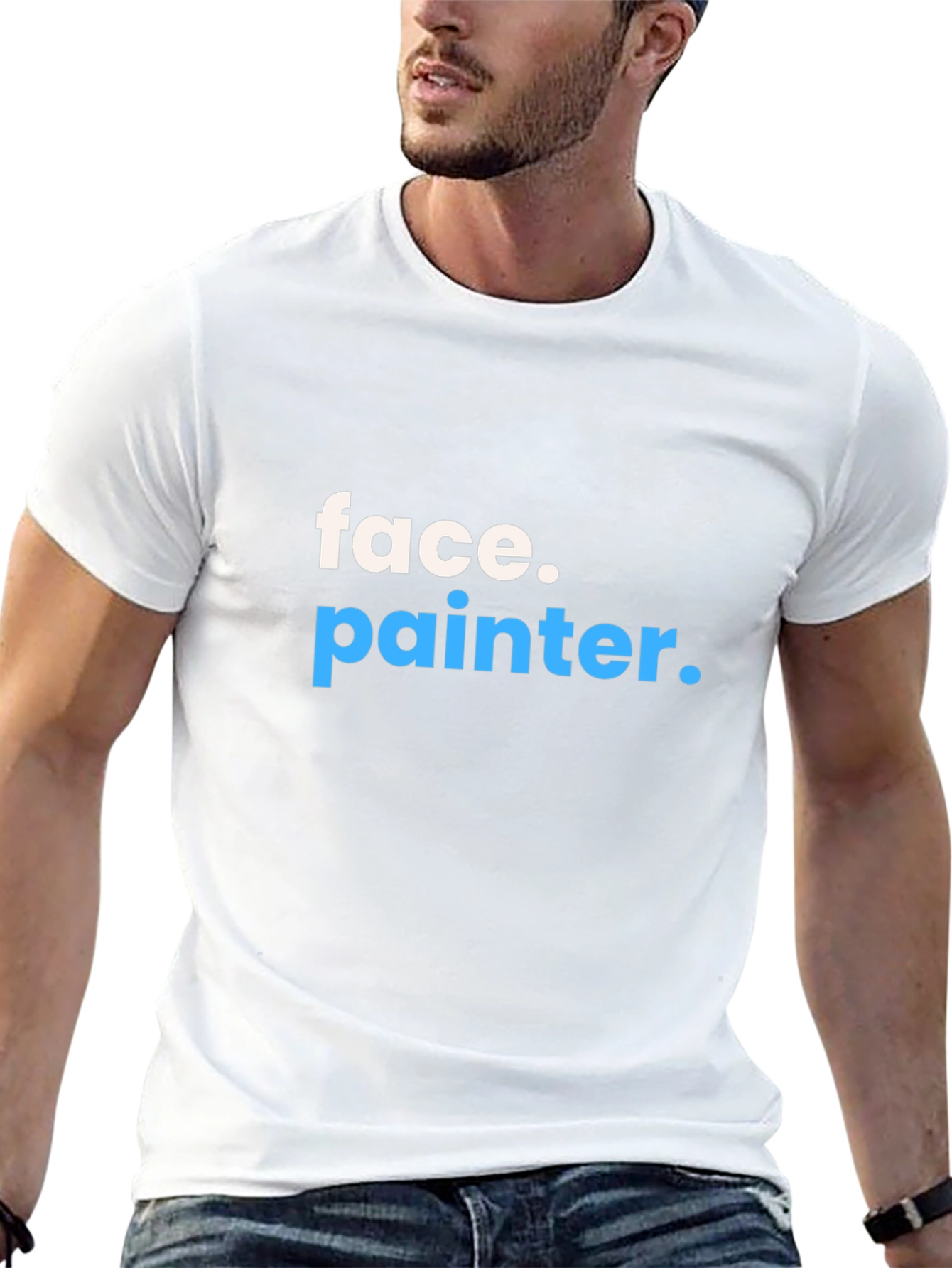 Face Painter T-Shirt - Black Graphic Tee