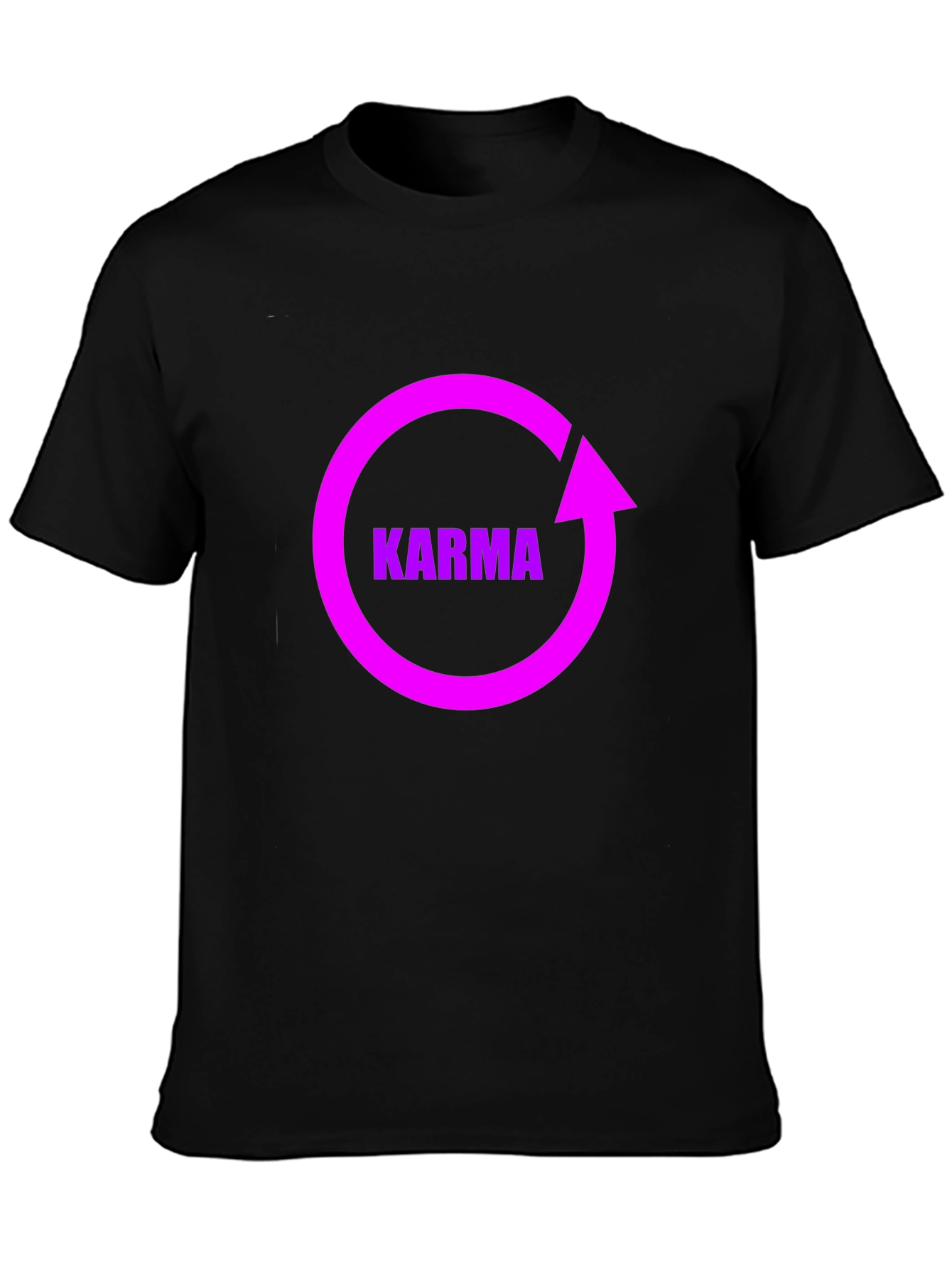 Karma Cycle Graphic Black T-Shirt