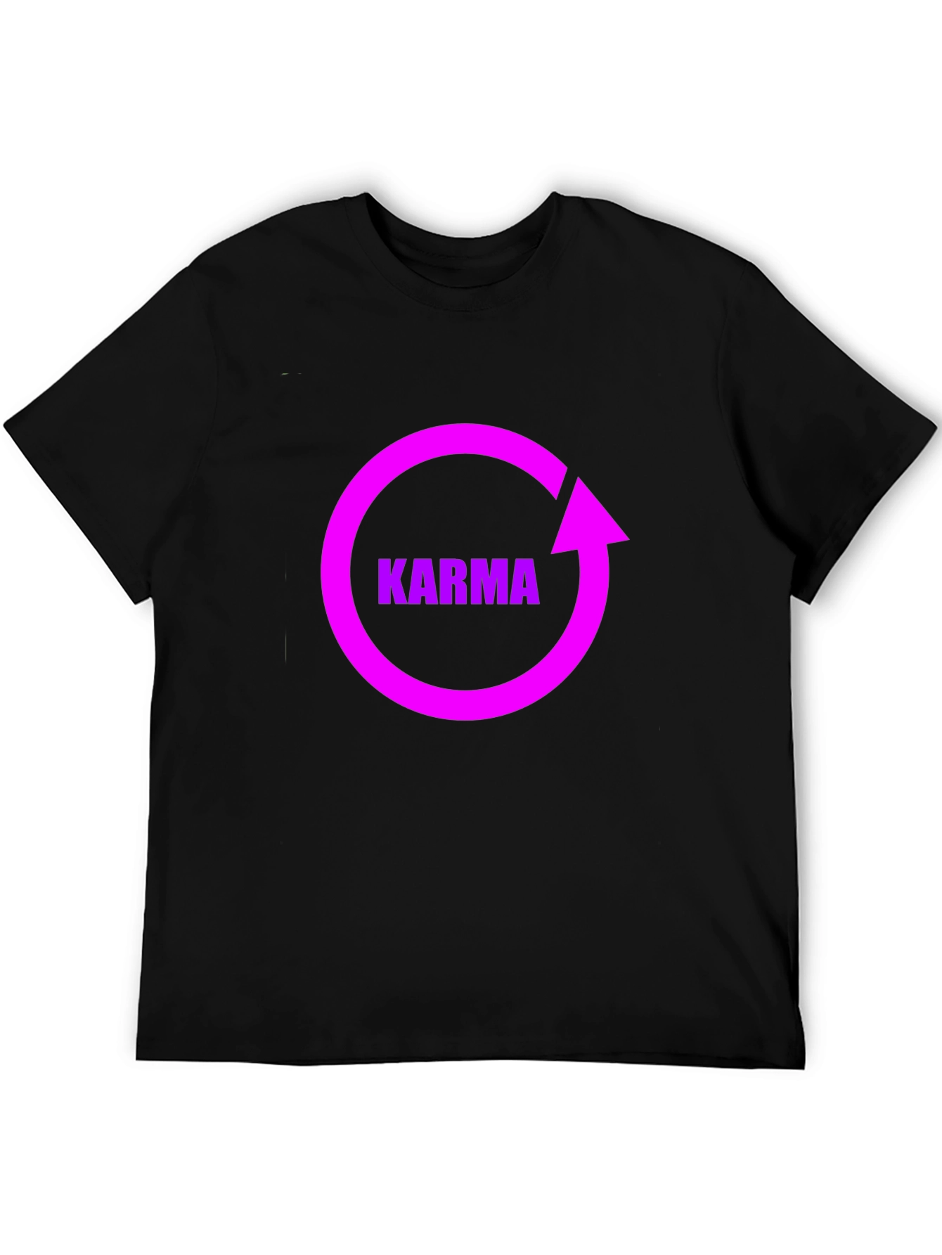 Karma Cycle Graphic Black T-Shirt