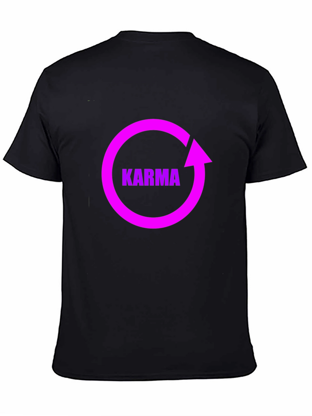 Karma Cycle Graphic Black T-Shirt