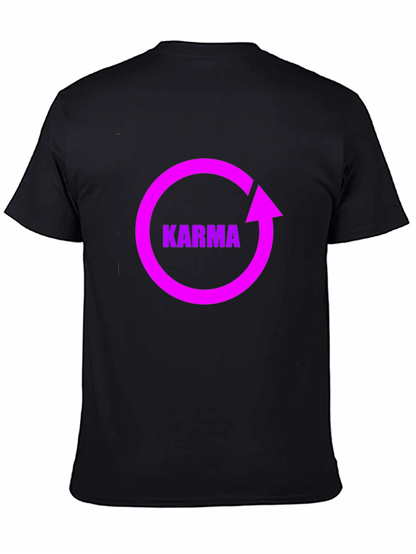 Karma Cycle Graphic Black T-Shirt