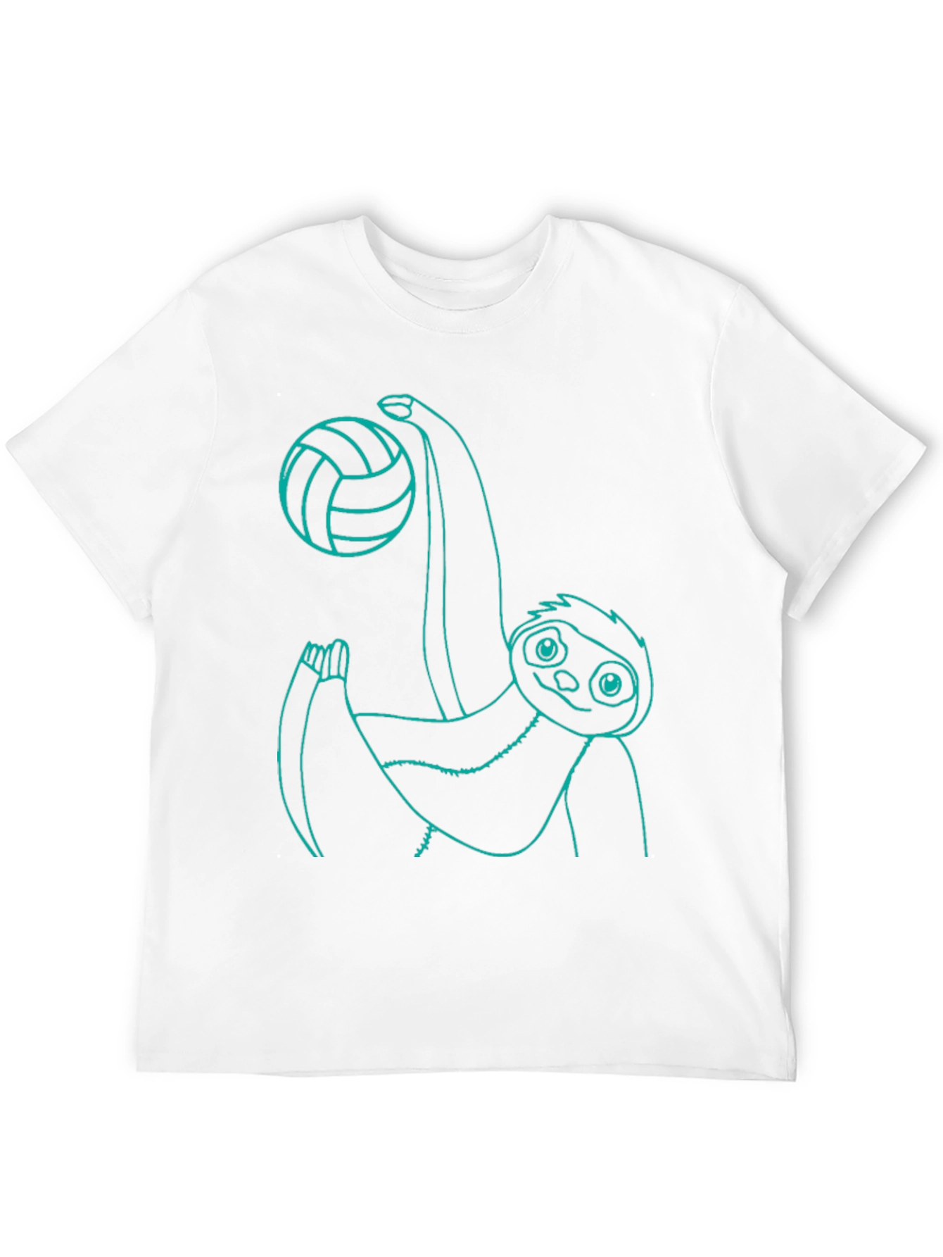 Sloth Volleyball T-Shirt - Funny Animal Tee