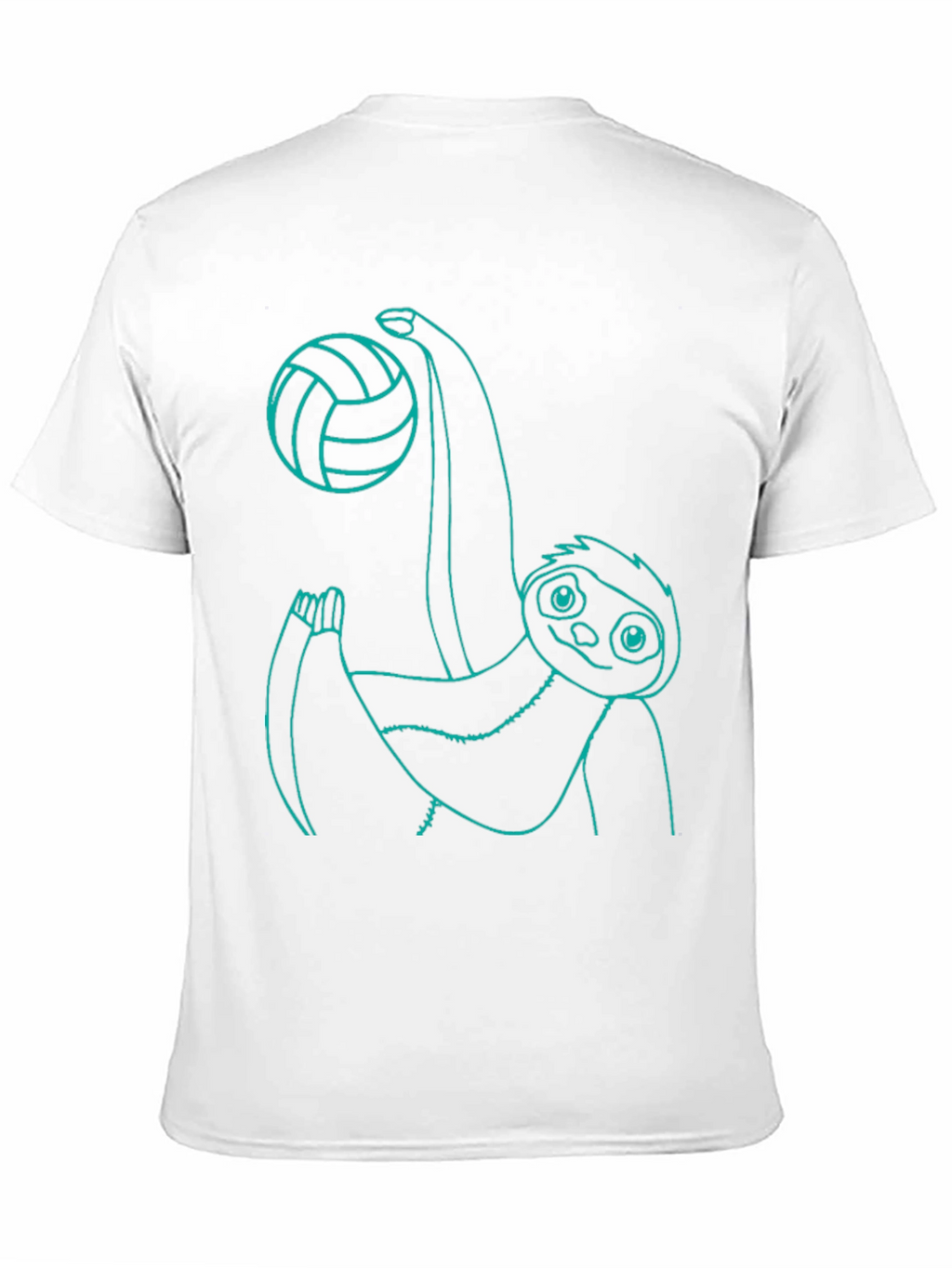 Sloth Volleyball T-Shirt - Funny Animal Tee