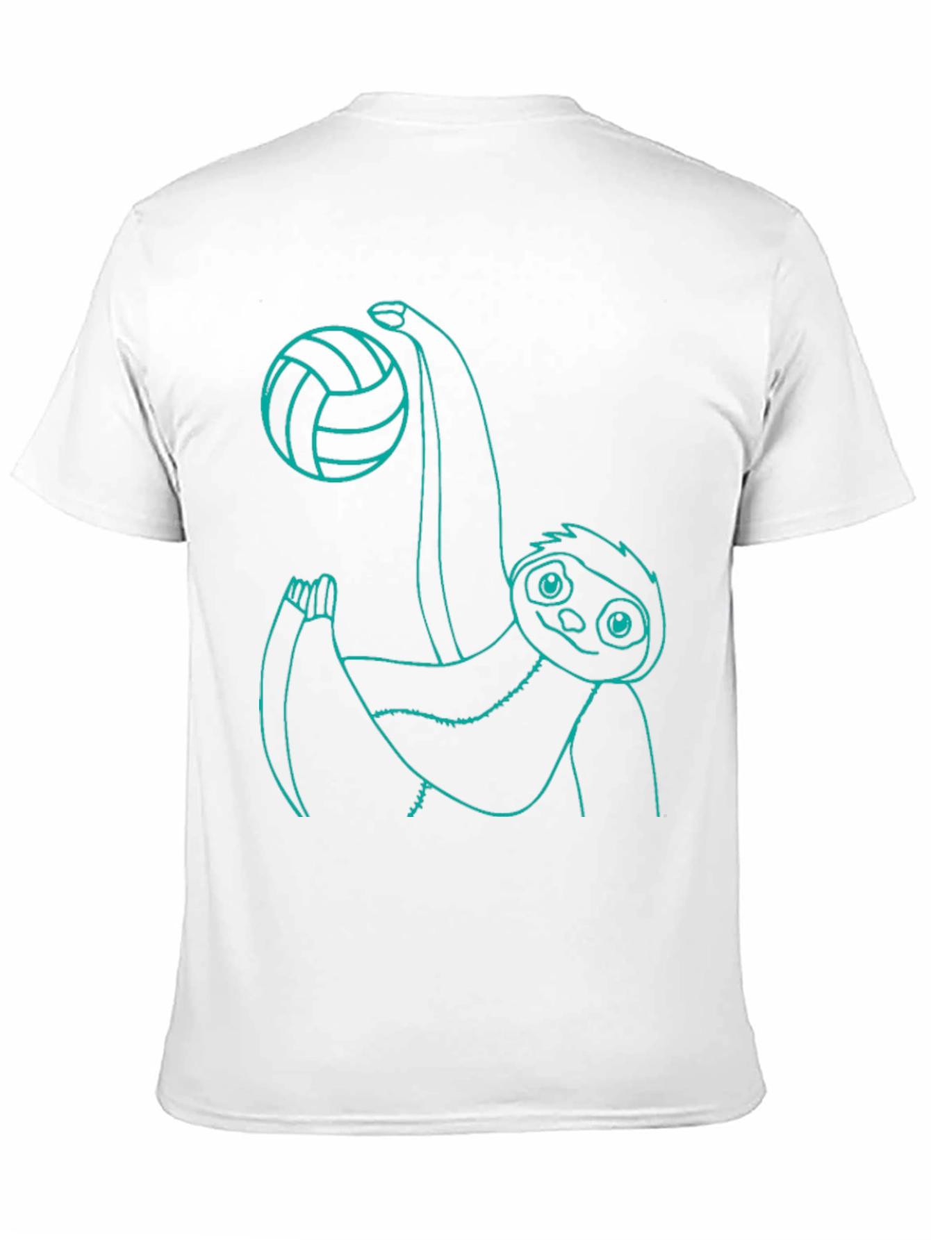 Sloth Volleyball T-Shirt - Funny Animal Tee