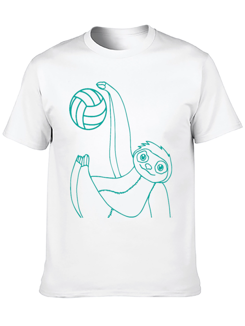 Sloth Volleyball T-Shirt - Funny Animal Tee