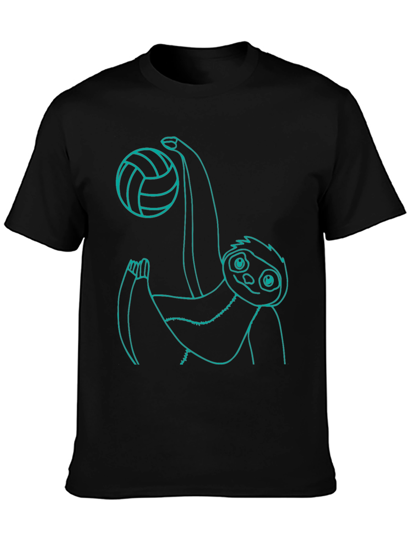 Sloth Volleyball T-Shirt - Funny Animal Tee
