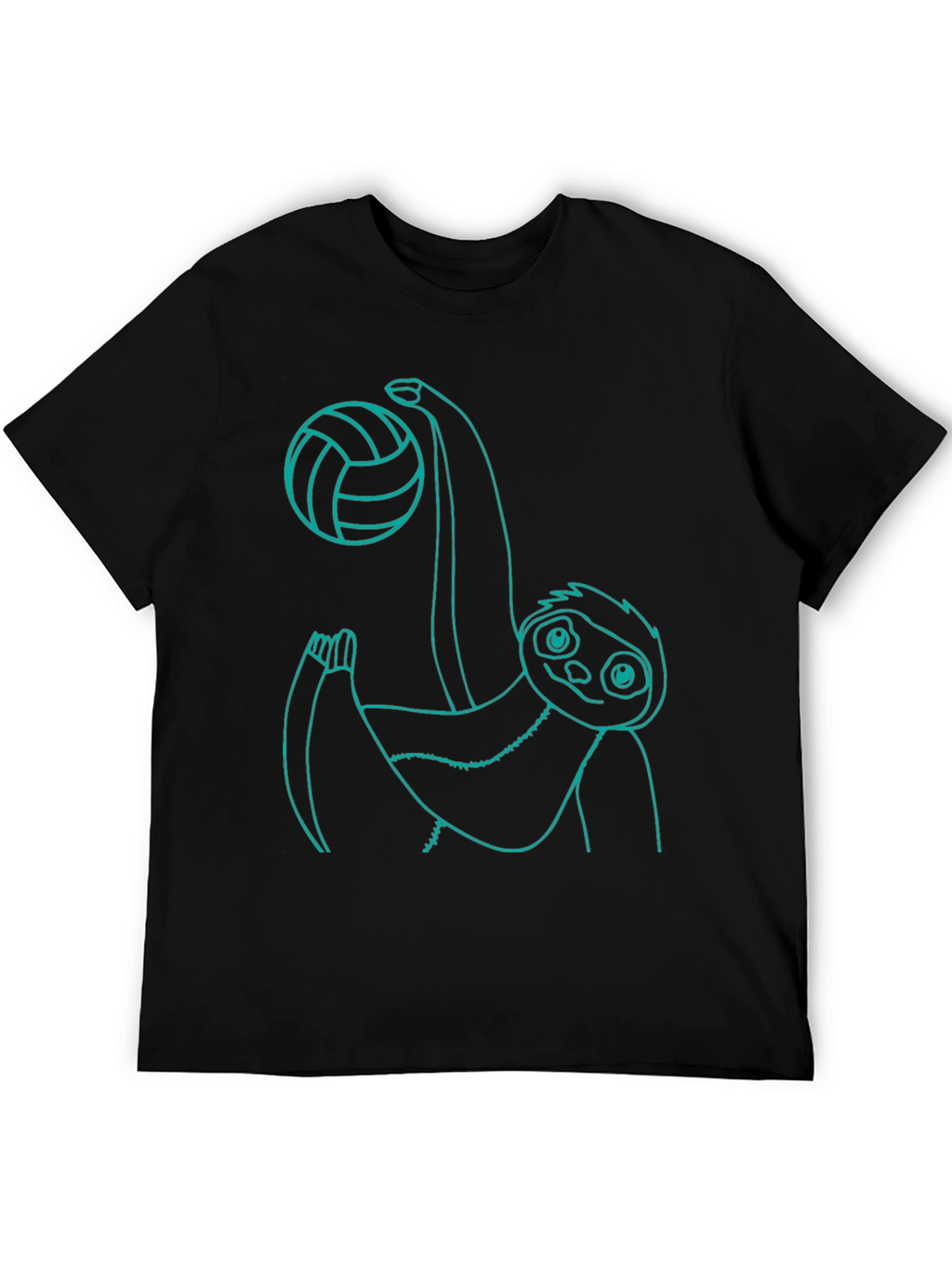 Sloth Volleyball T-Shirt - Funny Animal Tee