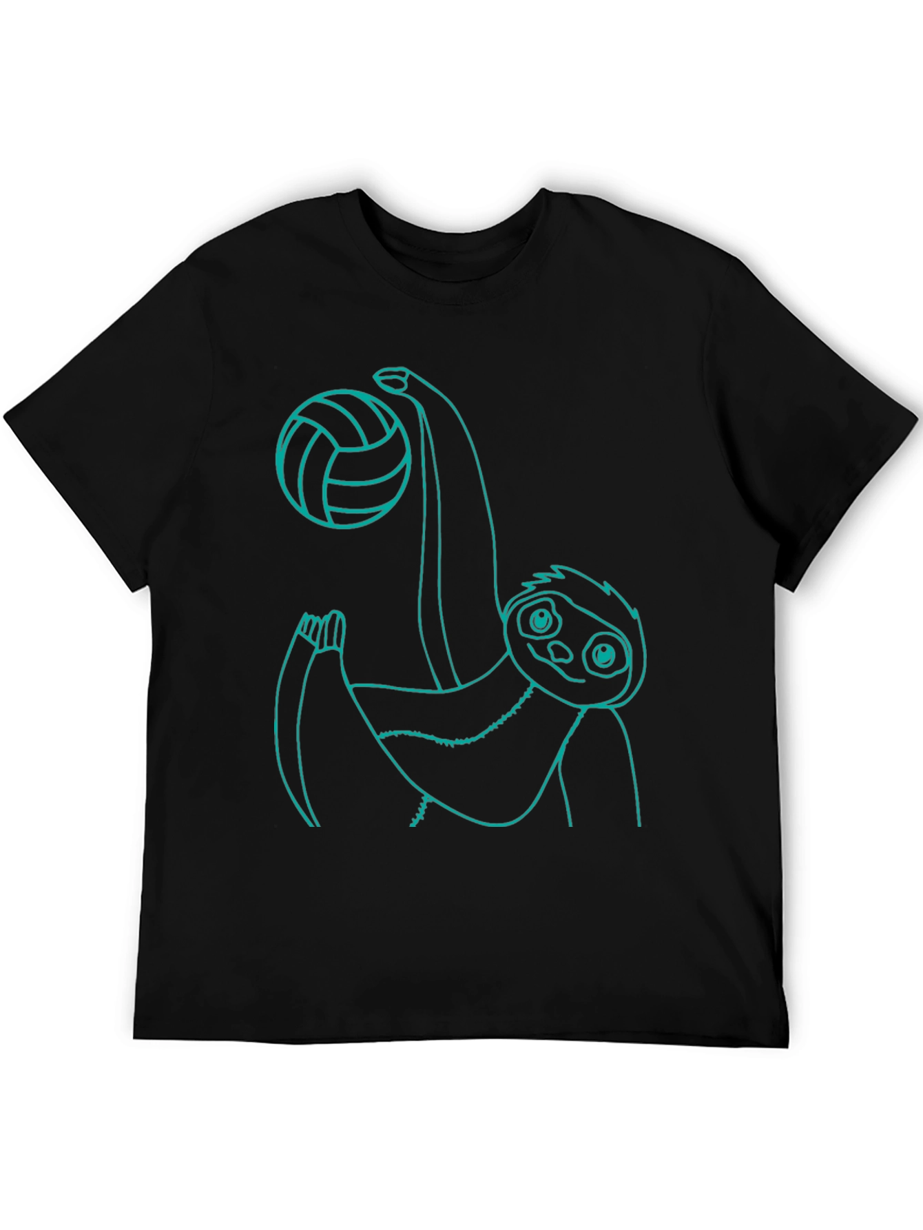 Sloth Volleyball T-Shirt - Funny Animal Tee