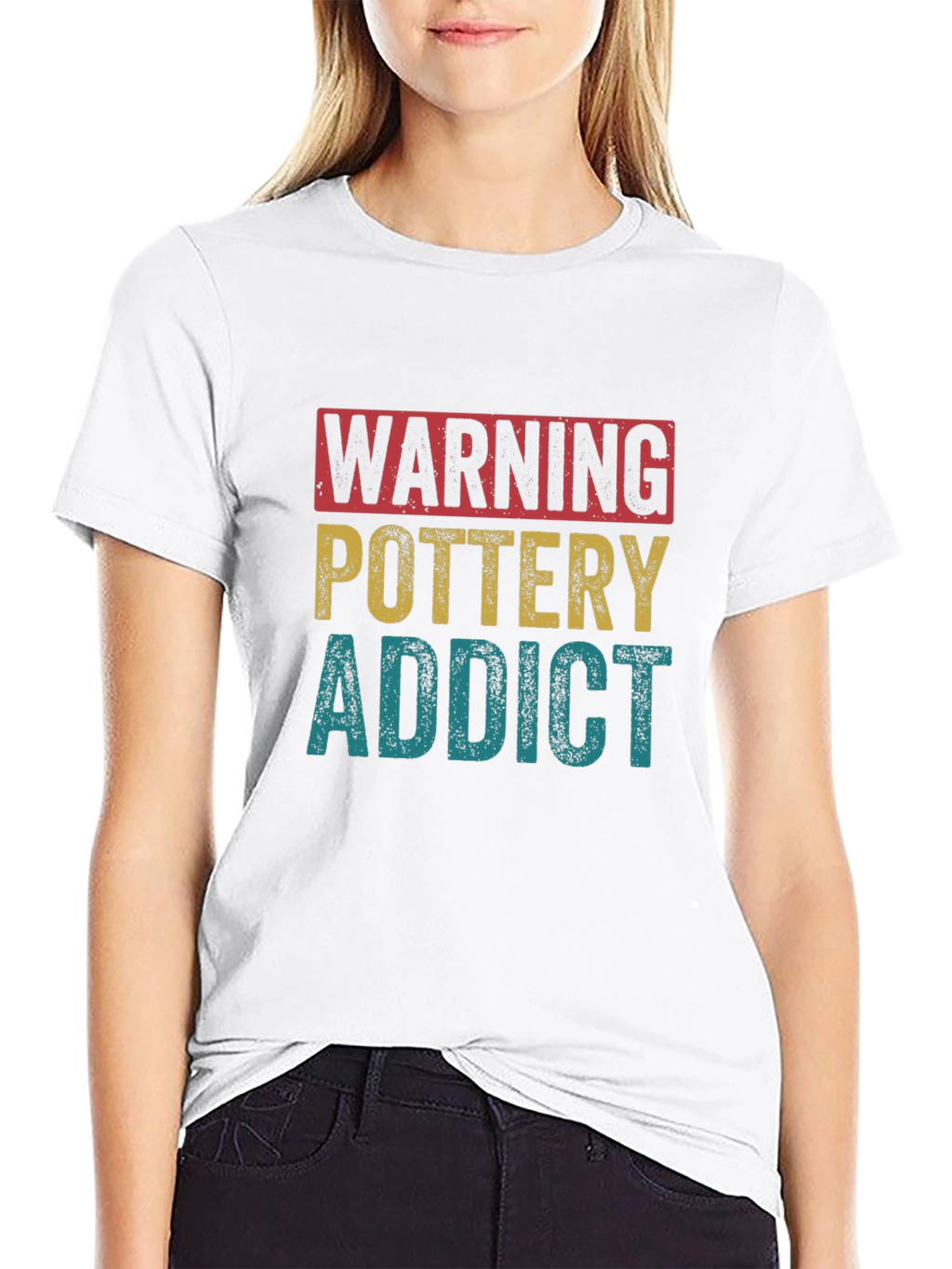 Pottery Addict T-Shirt - Warning Funny Gift