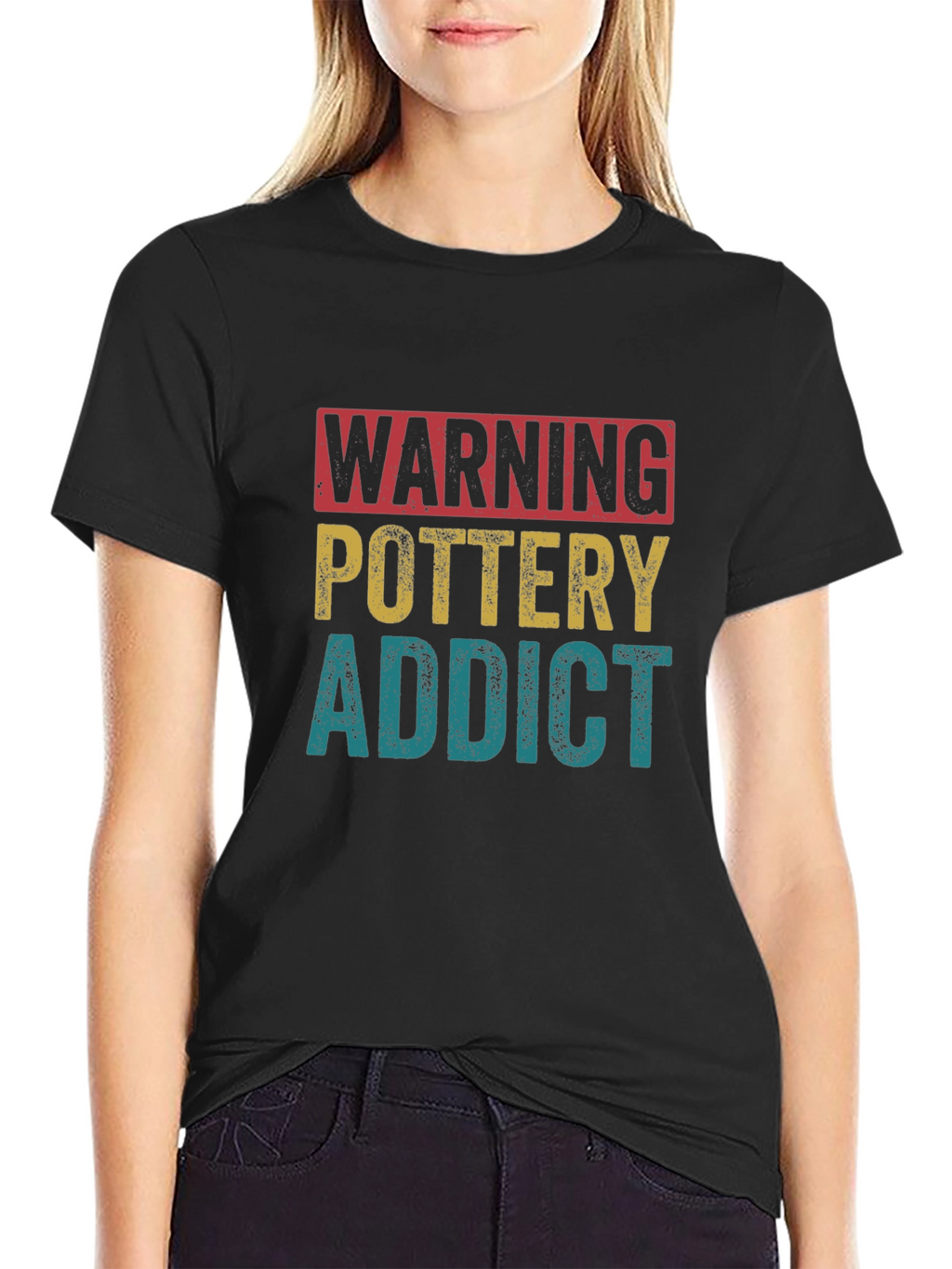 Pottery Addict T-Shirt - Warning Funny Gift