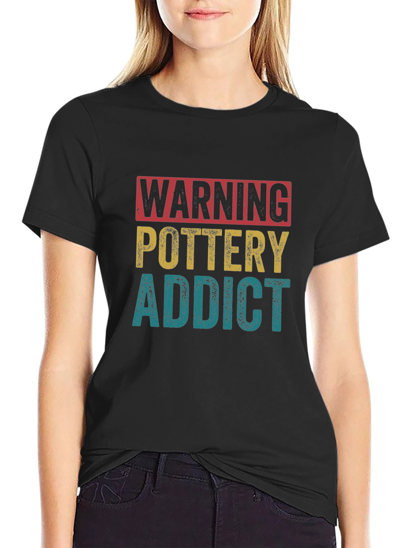 Pottery Addict T-Shirt - Warning Funny Gift
