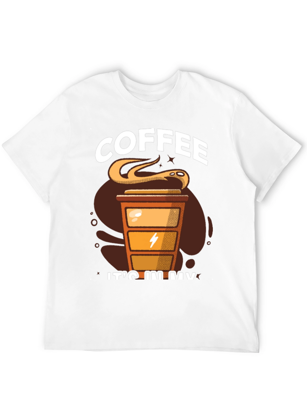 Coffee Snake T-Shirt - Its In My Veins Design