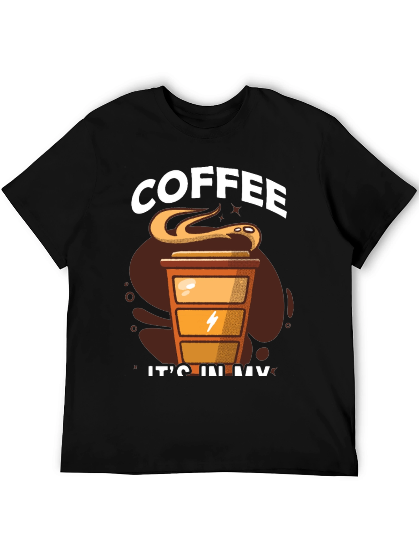 Coffee Snake T-Shirt - Its In My Veins Design