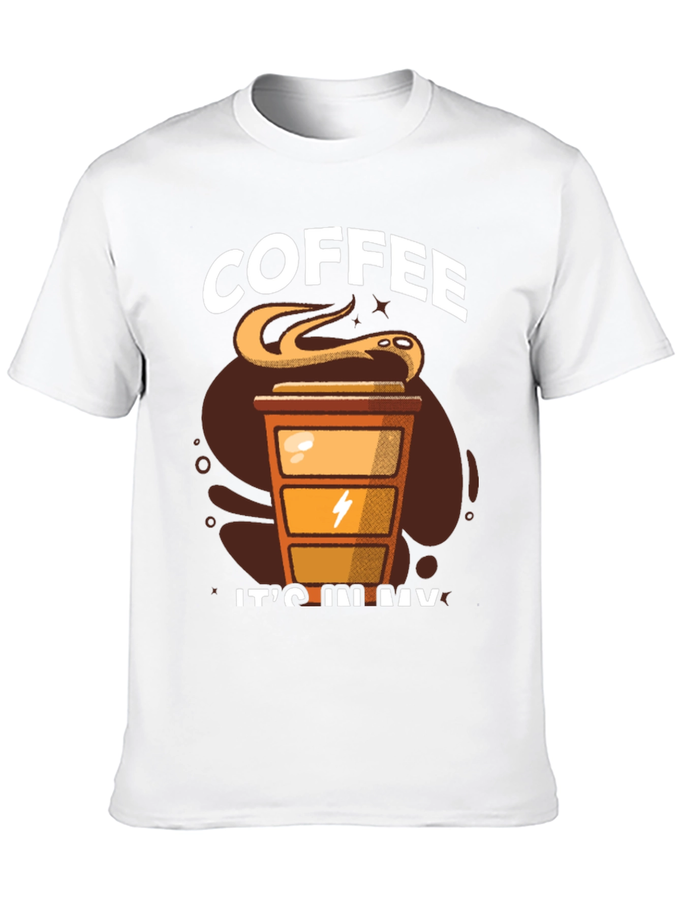 Coffee Snake T-Shirt - Its In My Veins Design