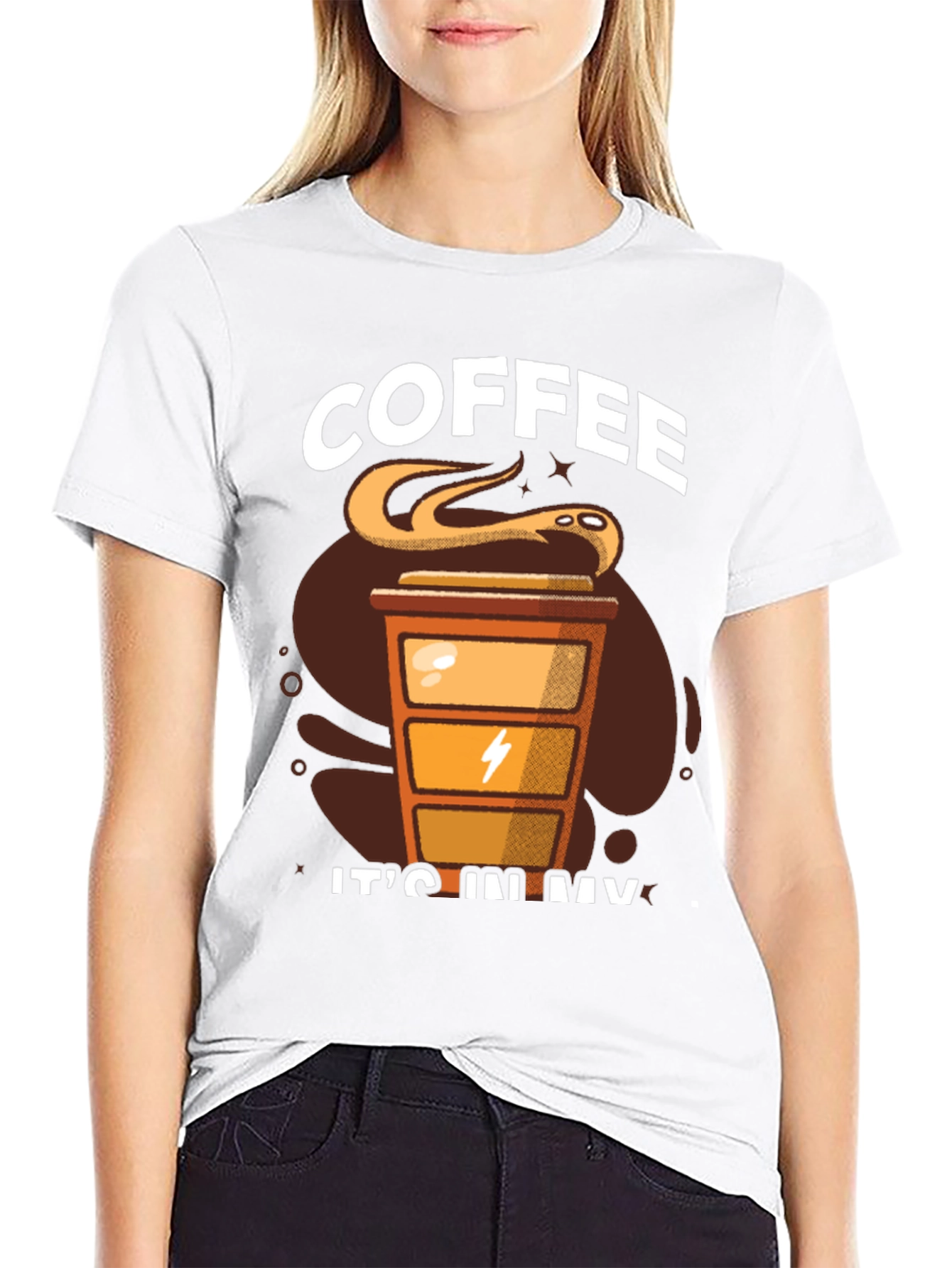 Coffee Snake T-Shirt - Its In My Veins Design