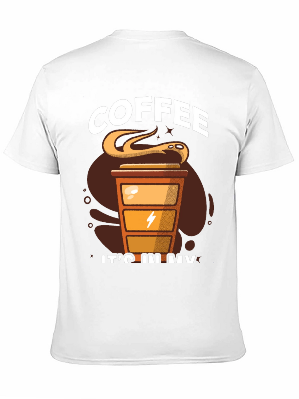Coffee Snake T-Shirt - Its In My Veins Design