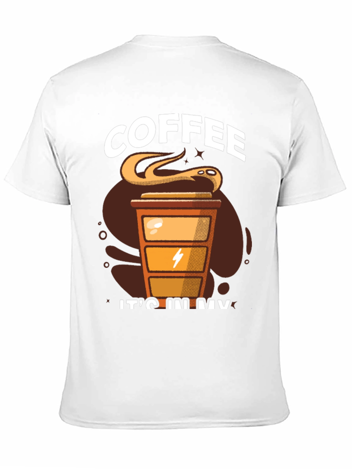 Coffee Snake T-Shirt - Its In My Veins Design