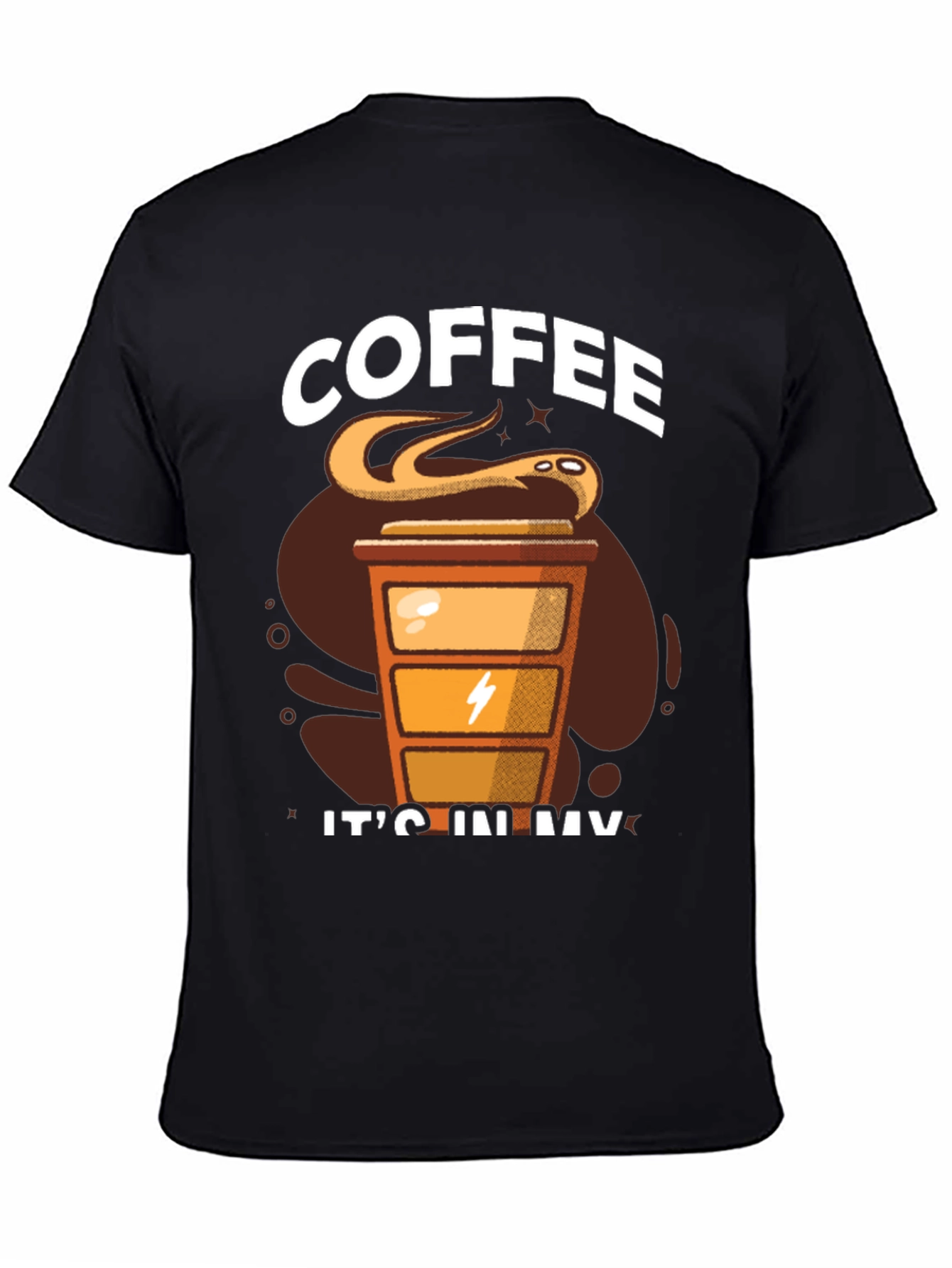 Coffee Snake T-Shirt - Its In My Veins Design