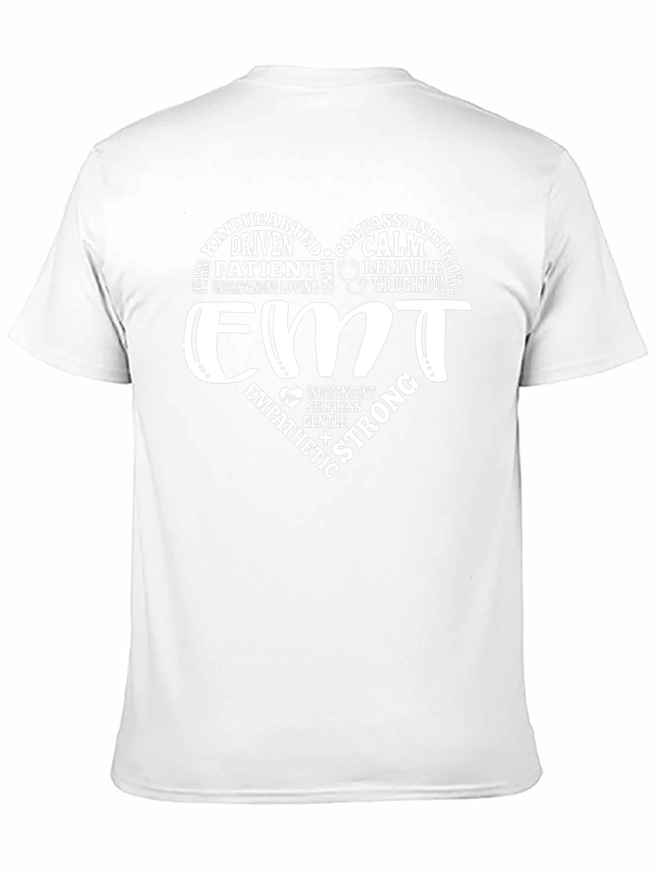 EMT Heart Graphic T-Shirt - Black