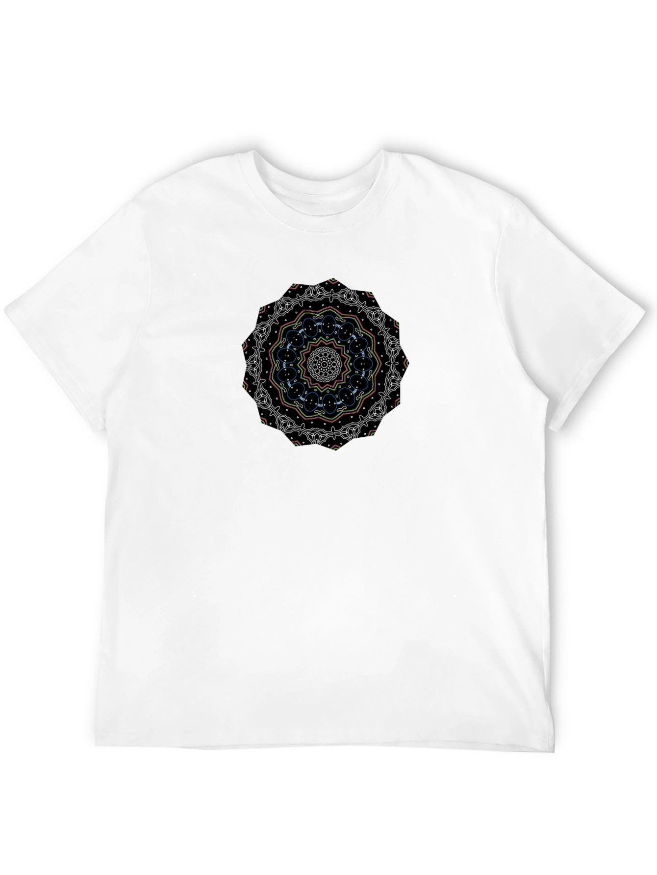 Mandala Graphic Black T-Shirt