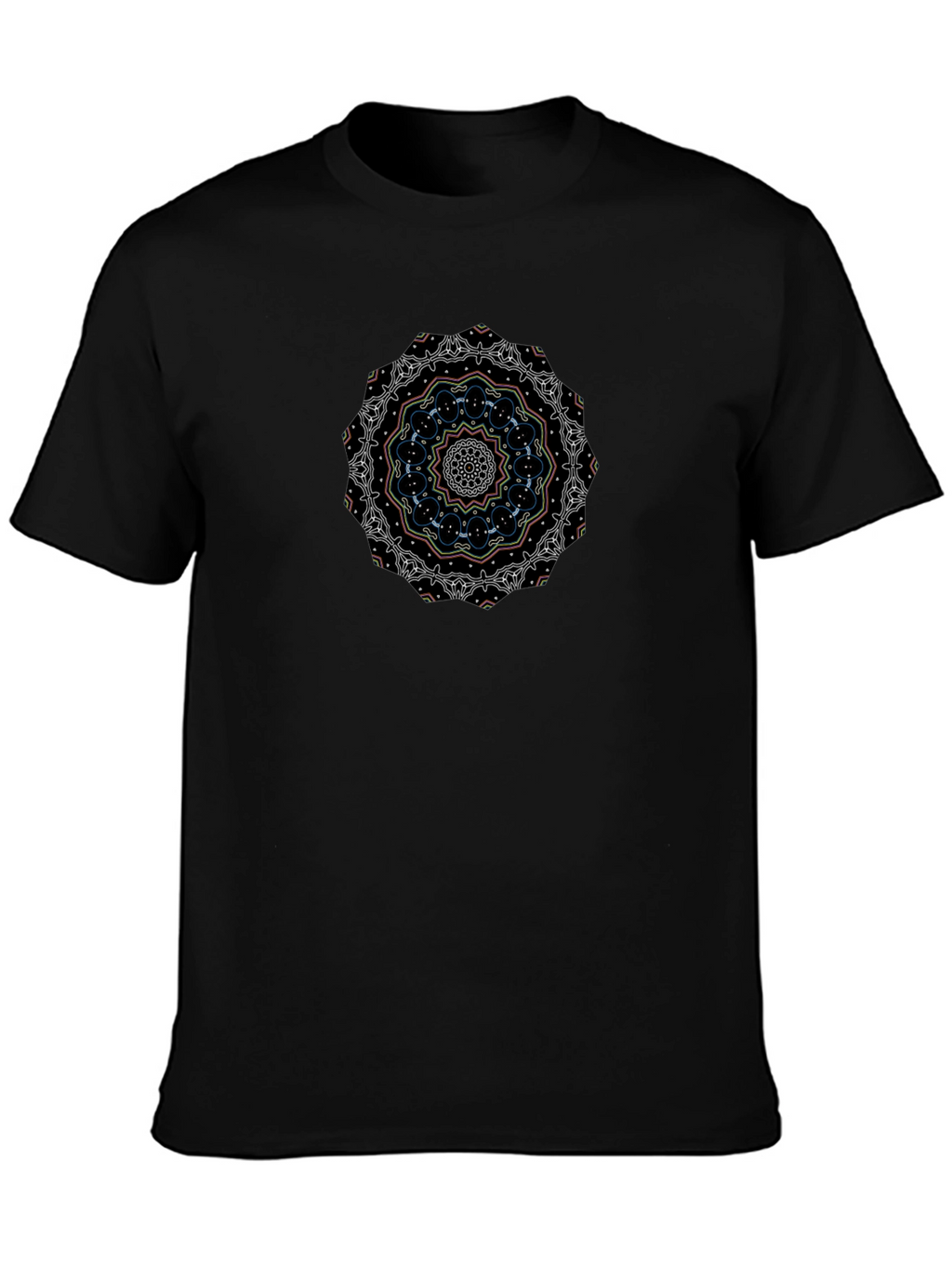 Mandala Graphic Black T-Shirt