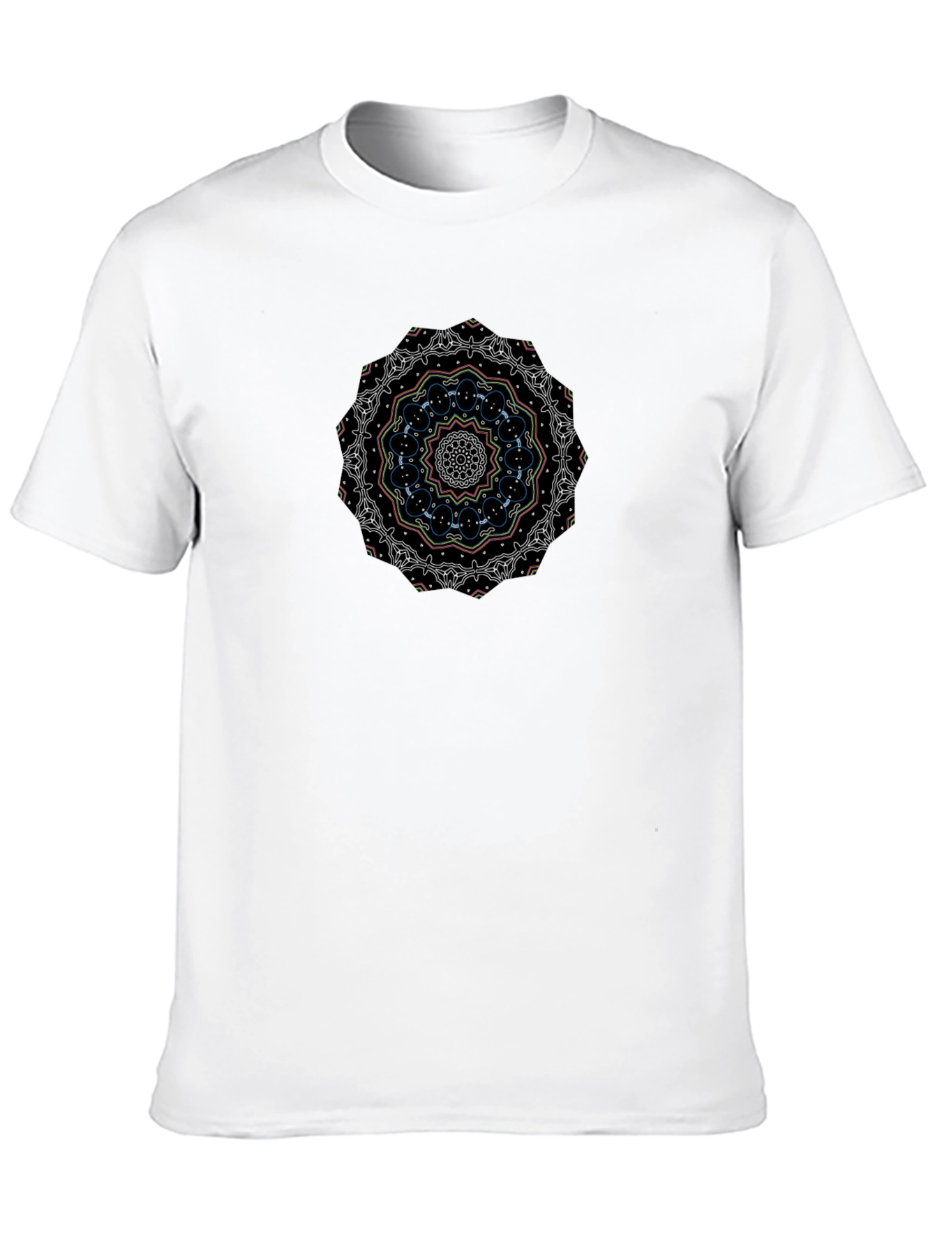 Mandala Graphic Black T-Shirt