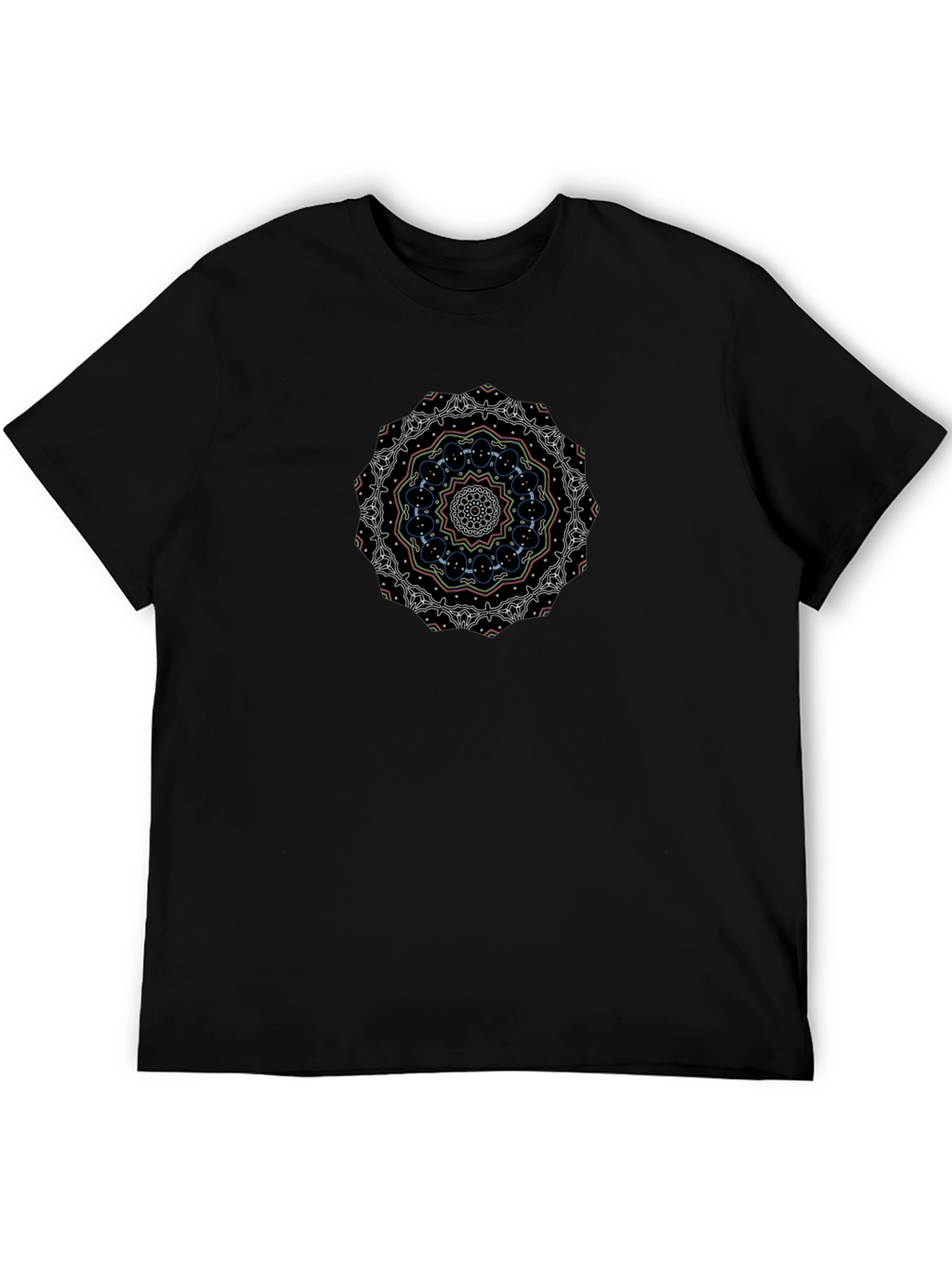 Mandala Graphic Black T-Shirt