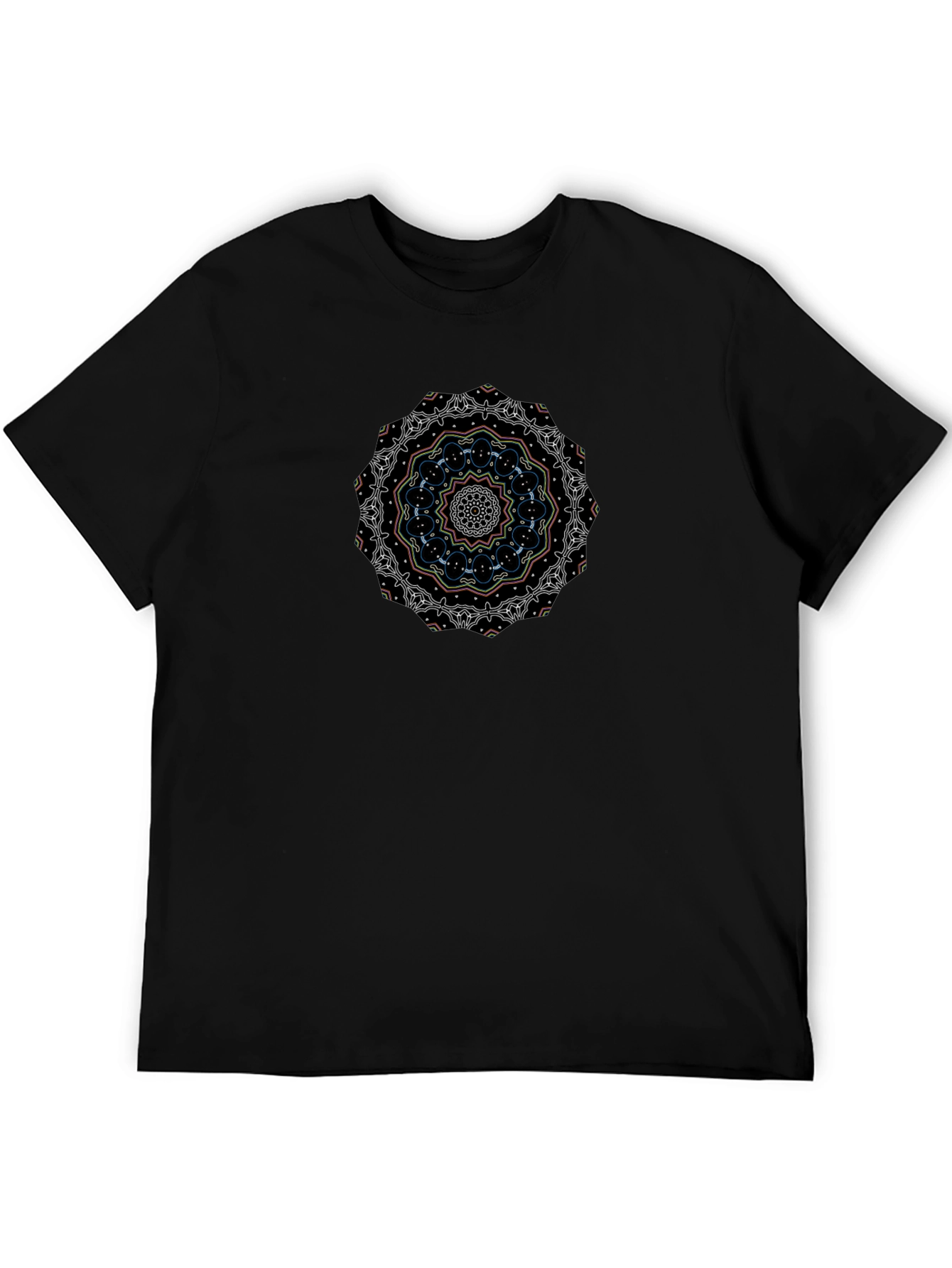Mandala Graphic Black T-Shirt