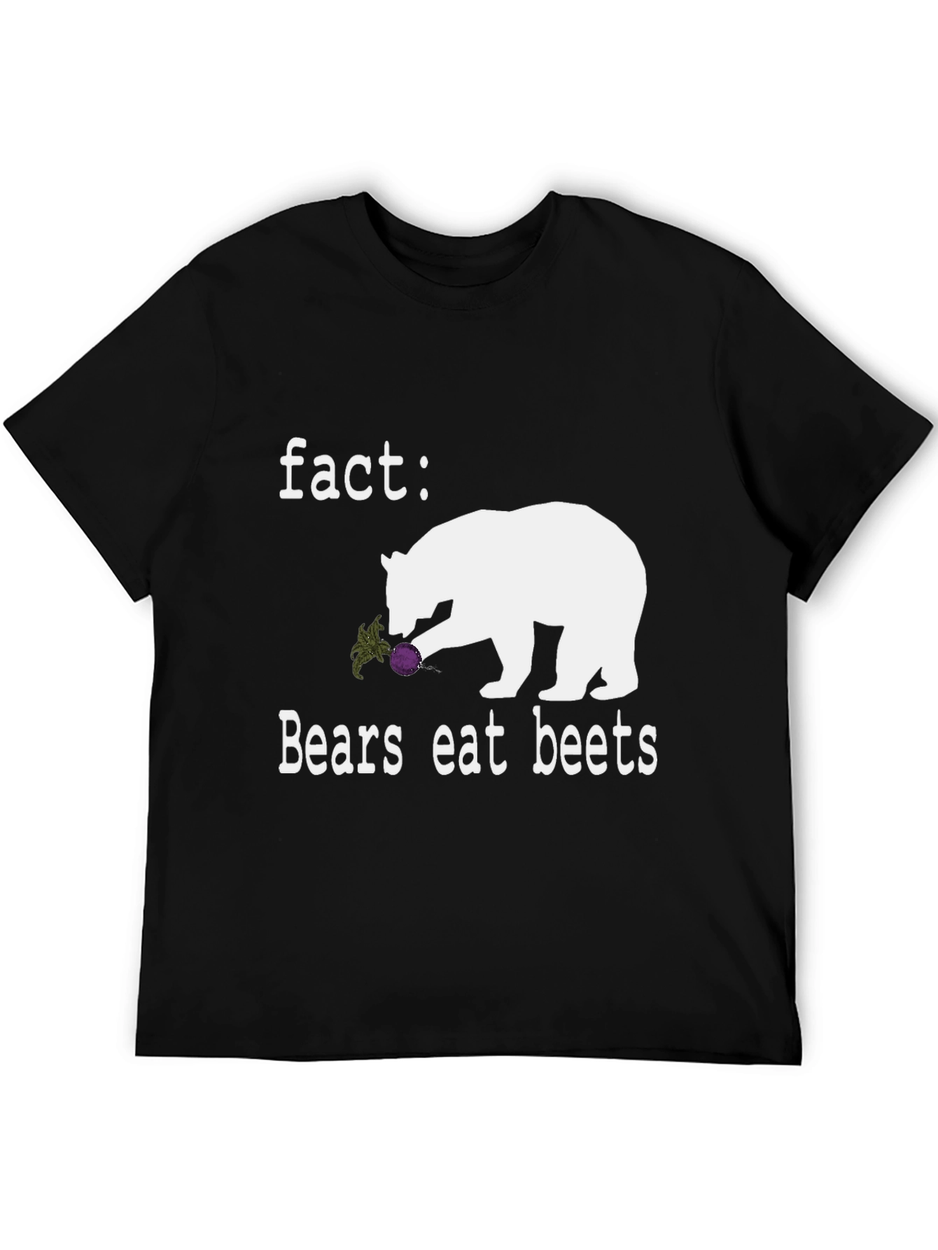 Bears Eat Beets Graphic Tee - Novelty T-Shirt