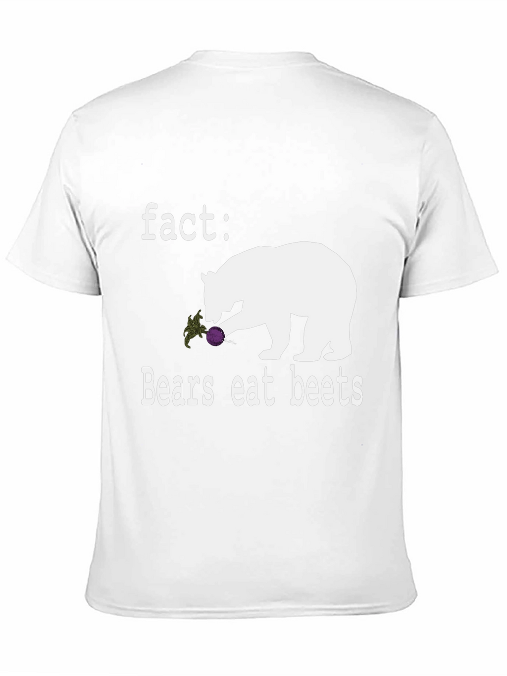 Bears Eat Beets Graphic Tee - Novelty T-Shirt