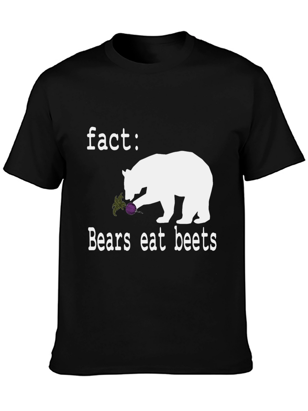 Bears Eat Beets Graphic Tee - Novelty T-Shirt