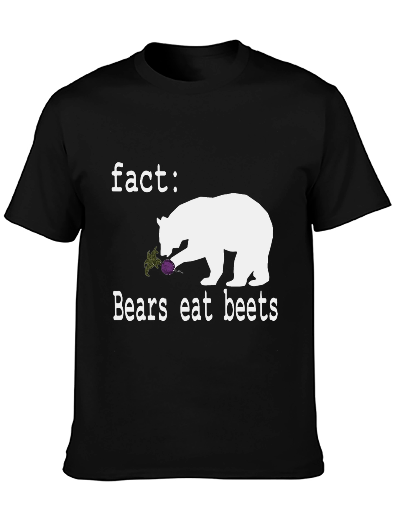 Bears Eat Beets Graphic Tee - Novelty T-Shirt