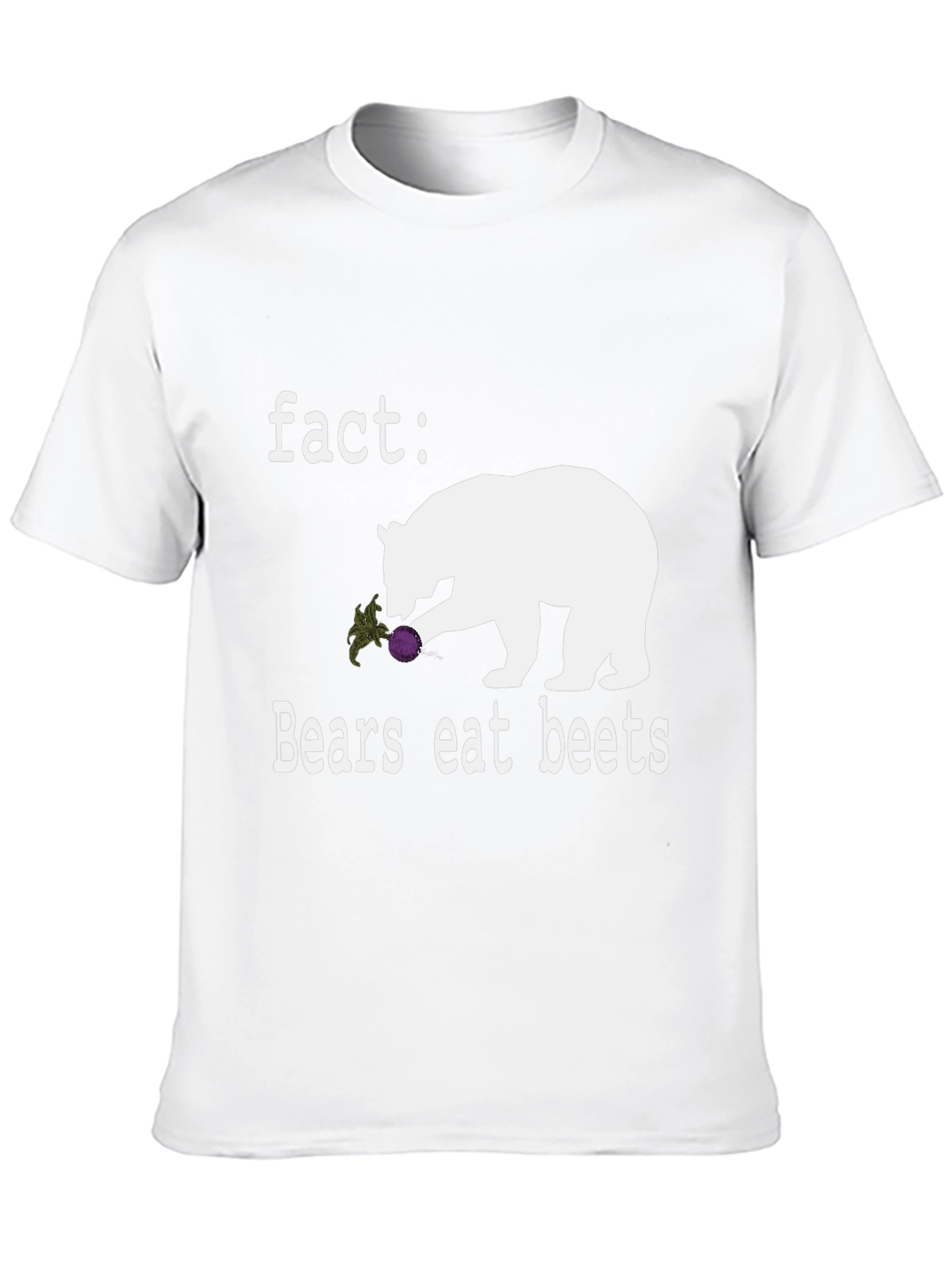 Bears Eat Beets Graphic Tee - Novelty T-Shirt