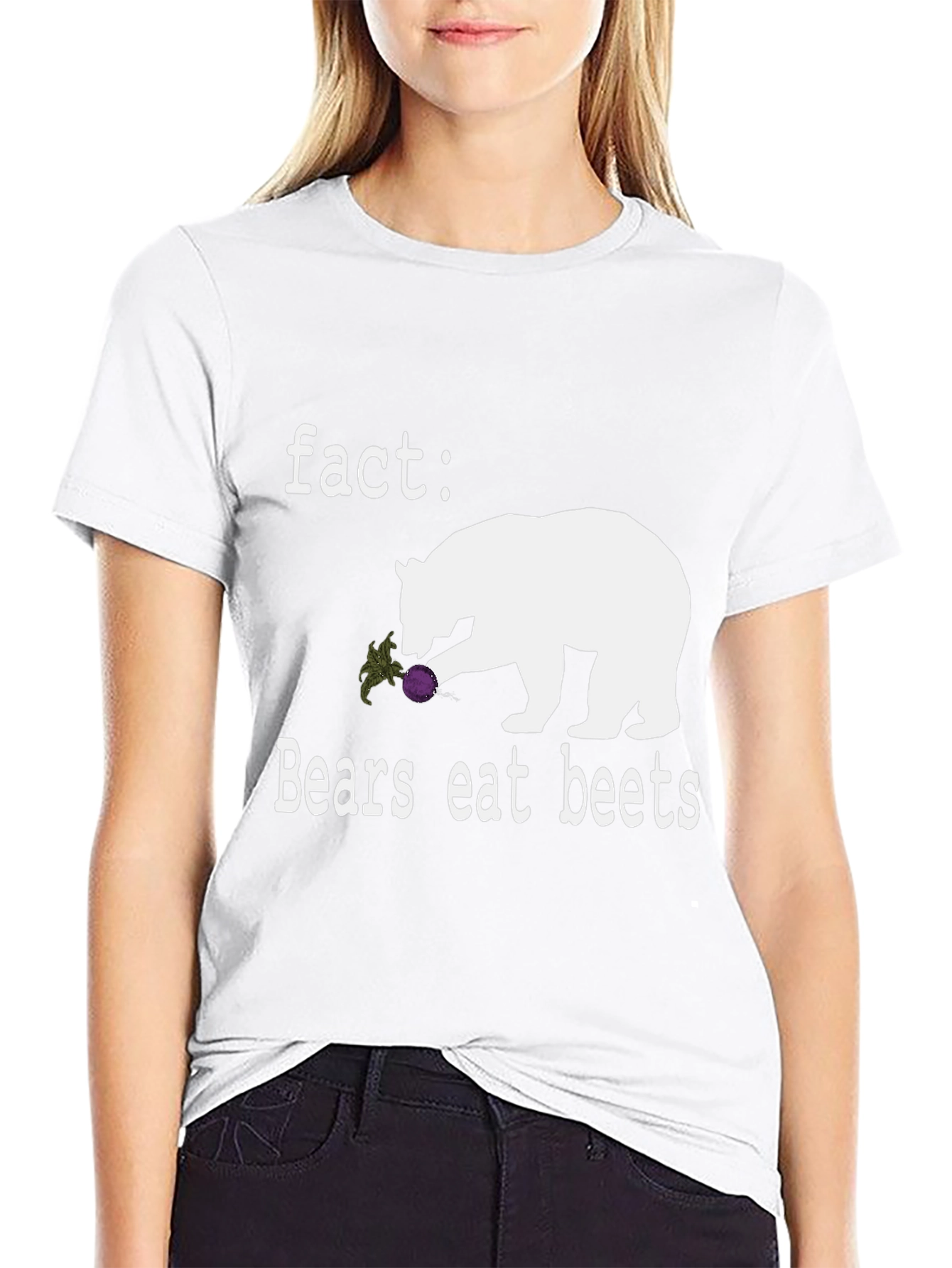 Bears Eat Beets Graphic Tee - Novelty T-Shirt