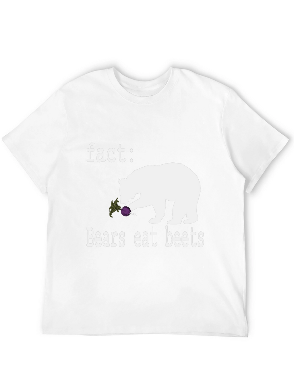 Bears Eat Beets Graphic Tee - Novelty T-Shirt