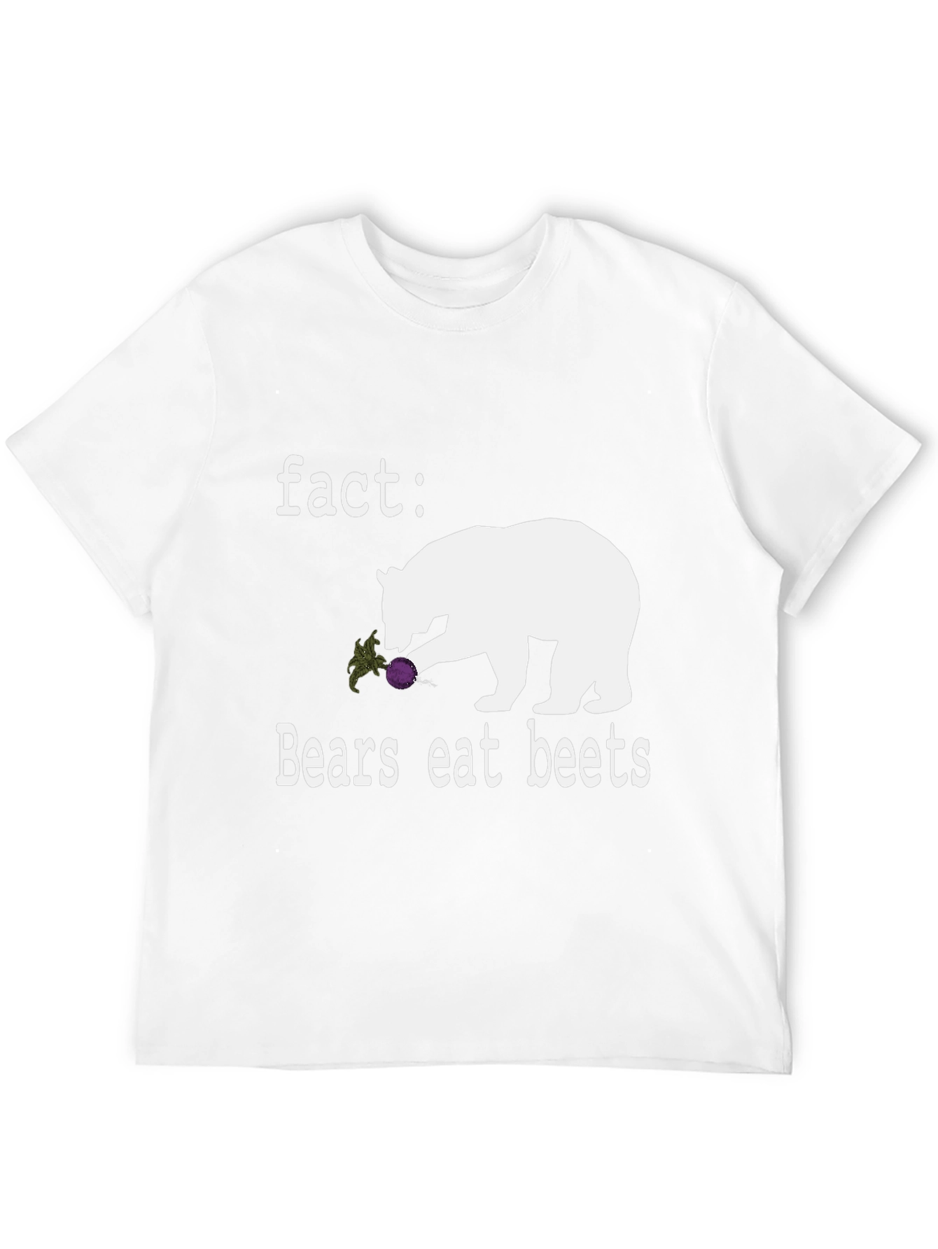 Bears Eat Beets Graphic Tee - Novelty T-Shirt