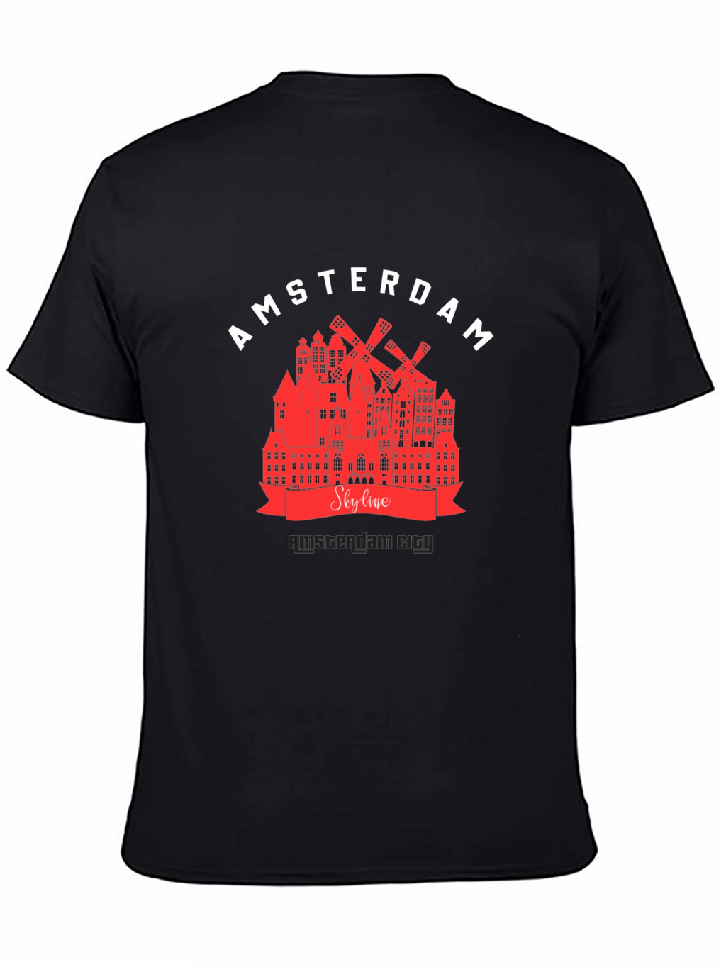 Amsterdam Skyline Graphic T-Shirt