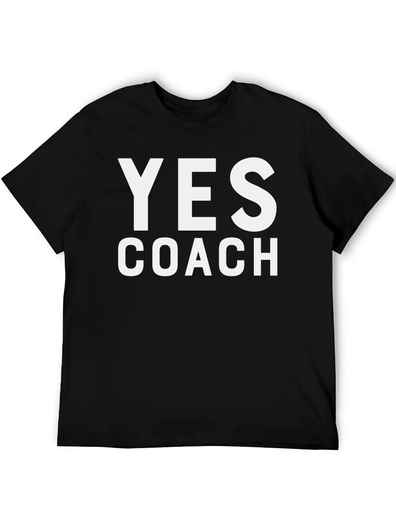 Yes Coach Black T-Shirt