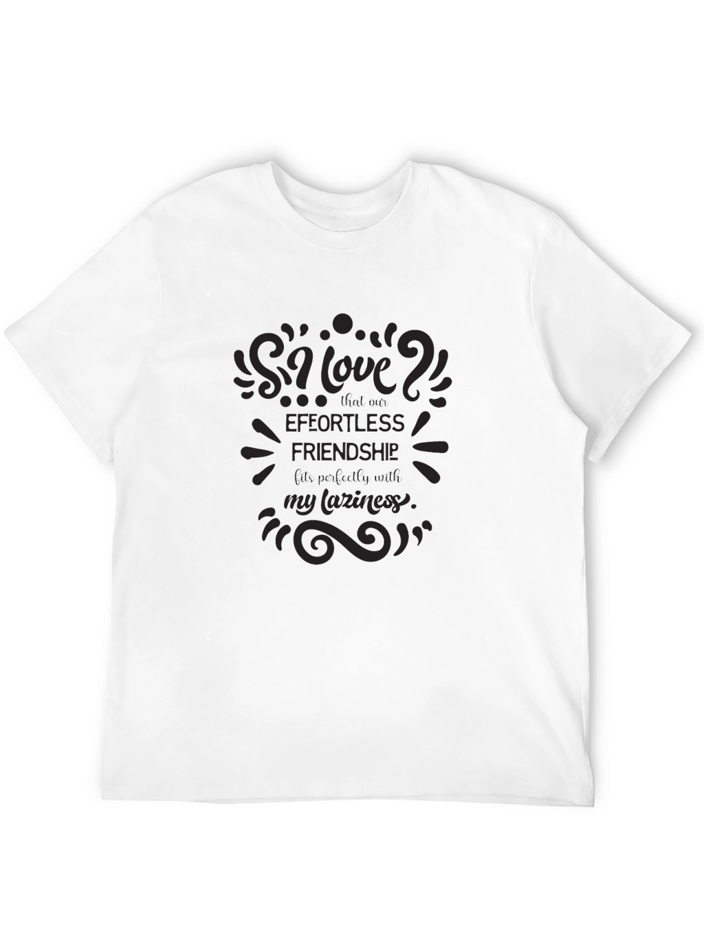 Effortless Friendship Graphic T-Shirt