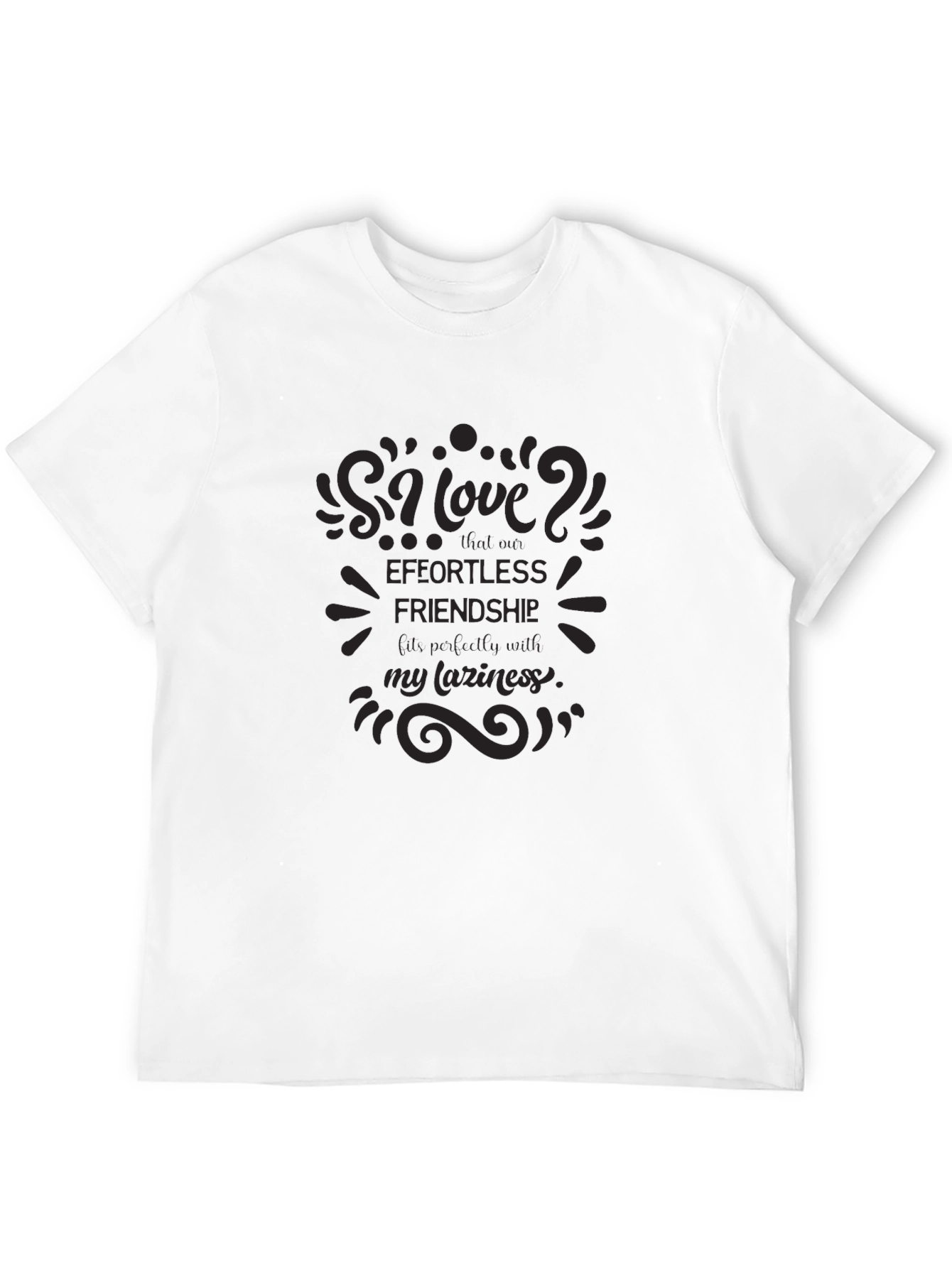 Effortless Friendship Graphic T-Shirt