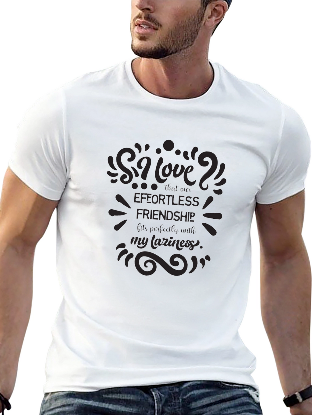 Effortless Friendship Graphic T-Shirt