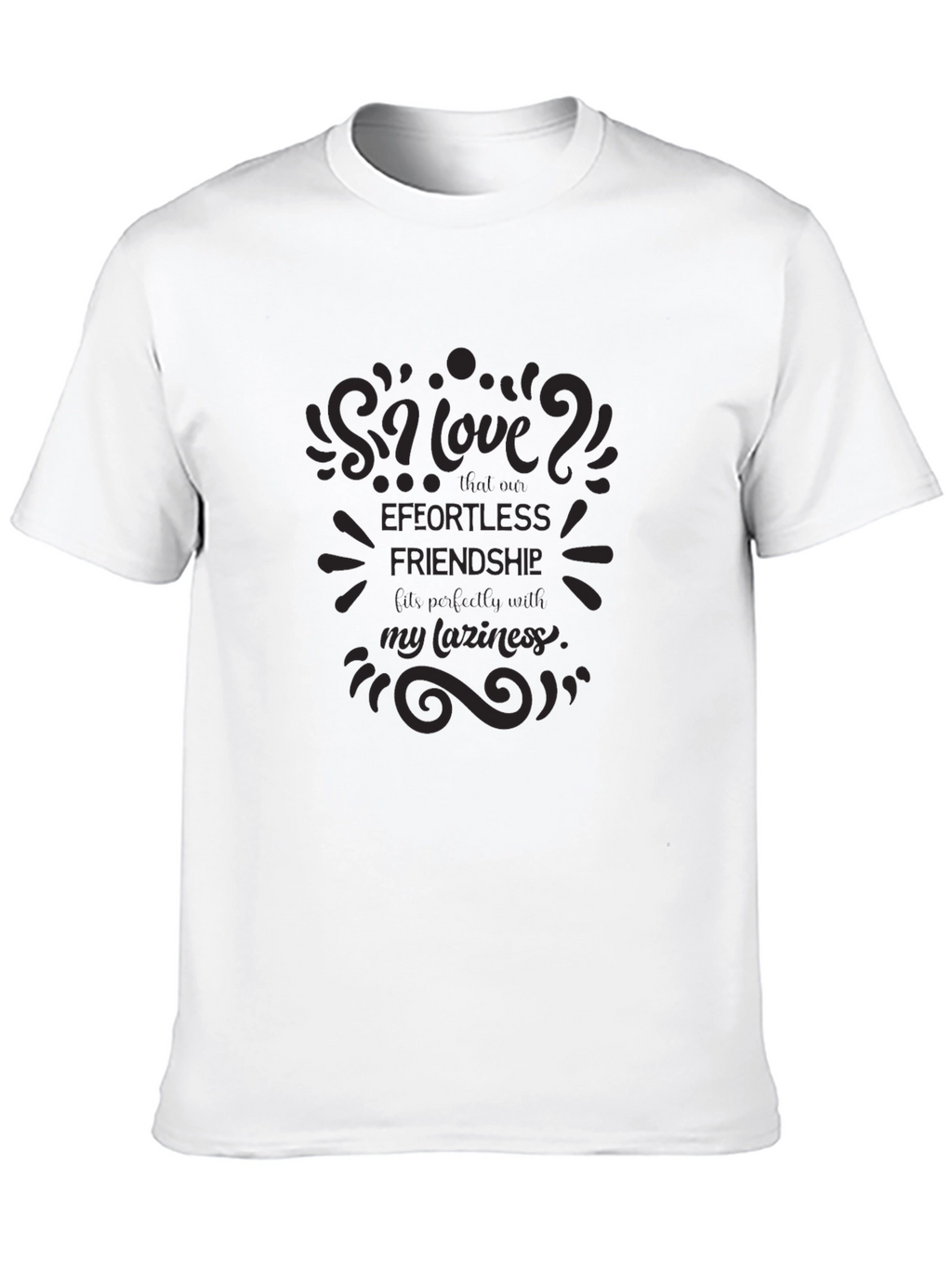 Effortless Friendship Graphic T-Shirt