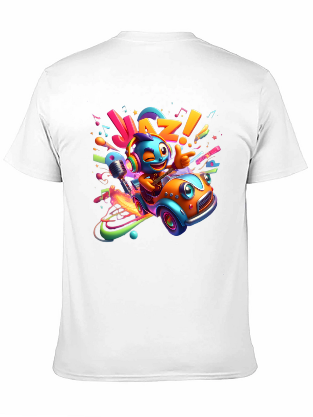 Jazz Cartoon Car T-Shirt