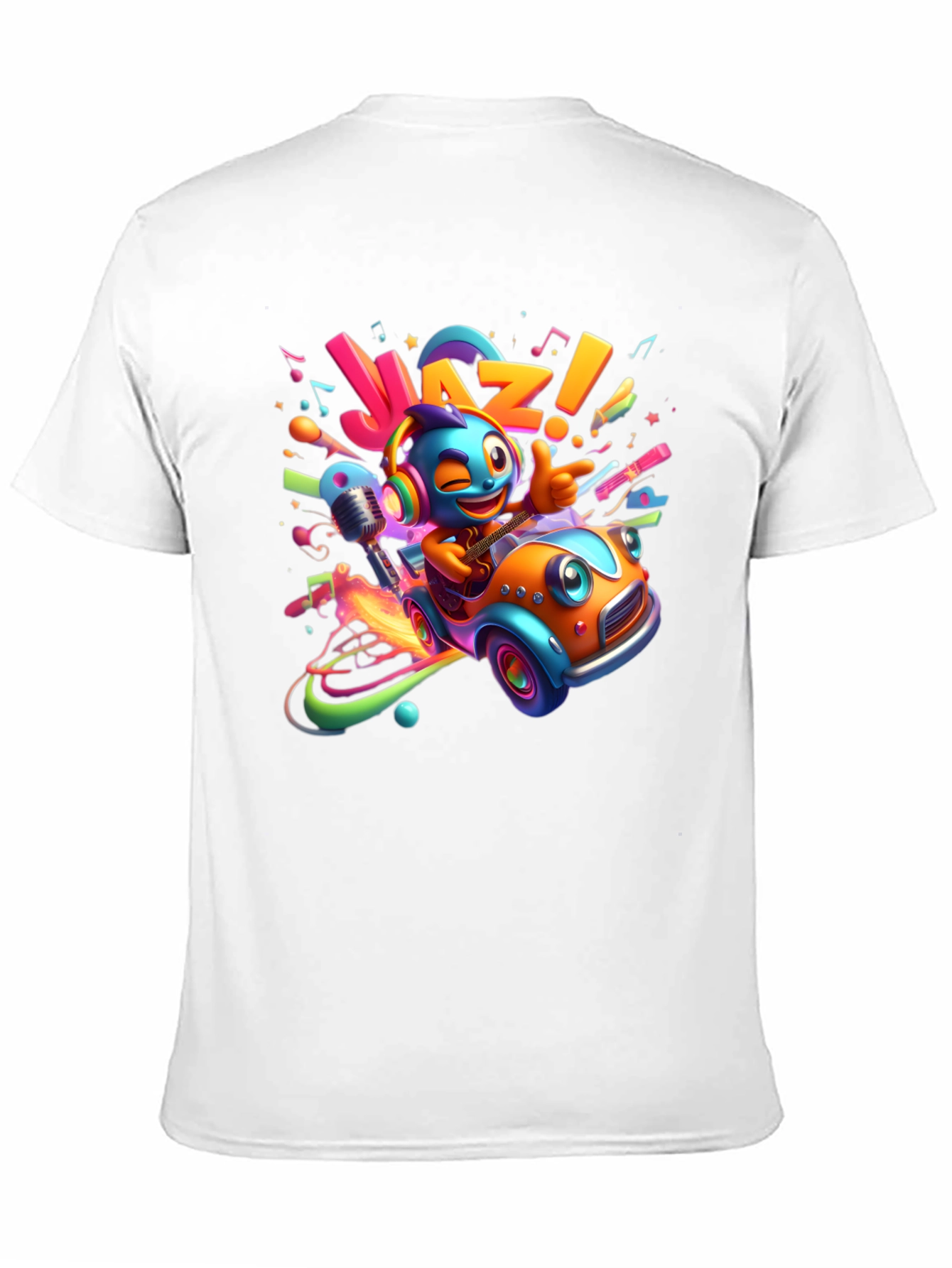 Jazz Cartoon Car T-Shirt