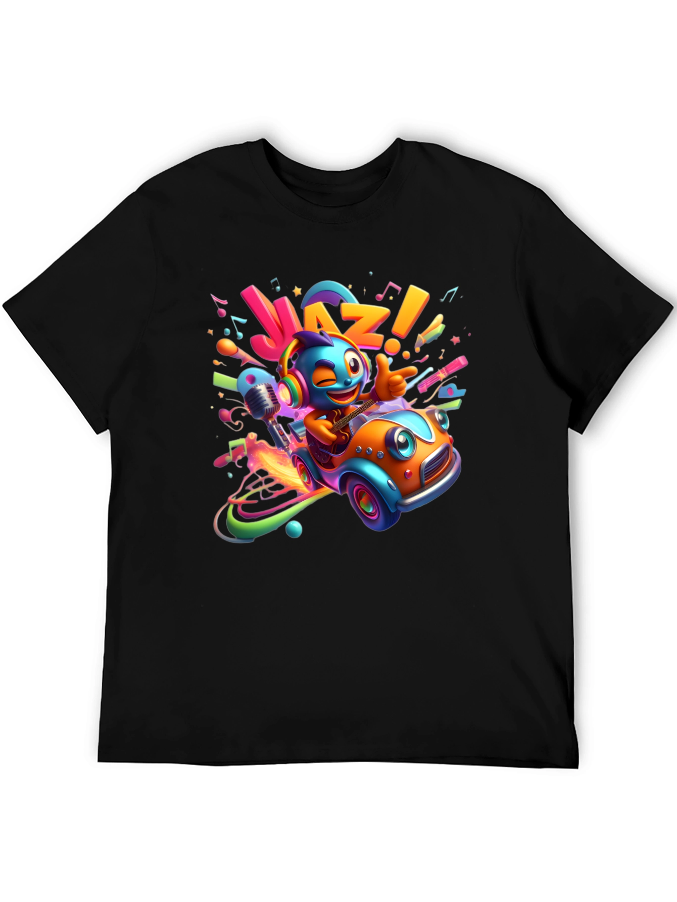 Jazz Cartoon Car T-Shirt