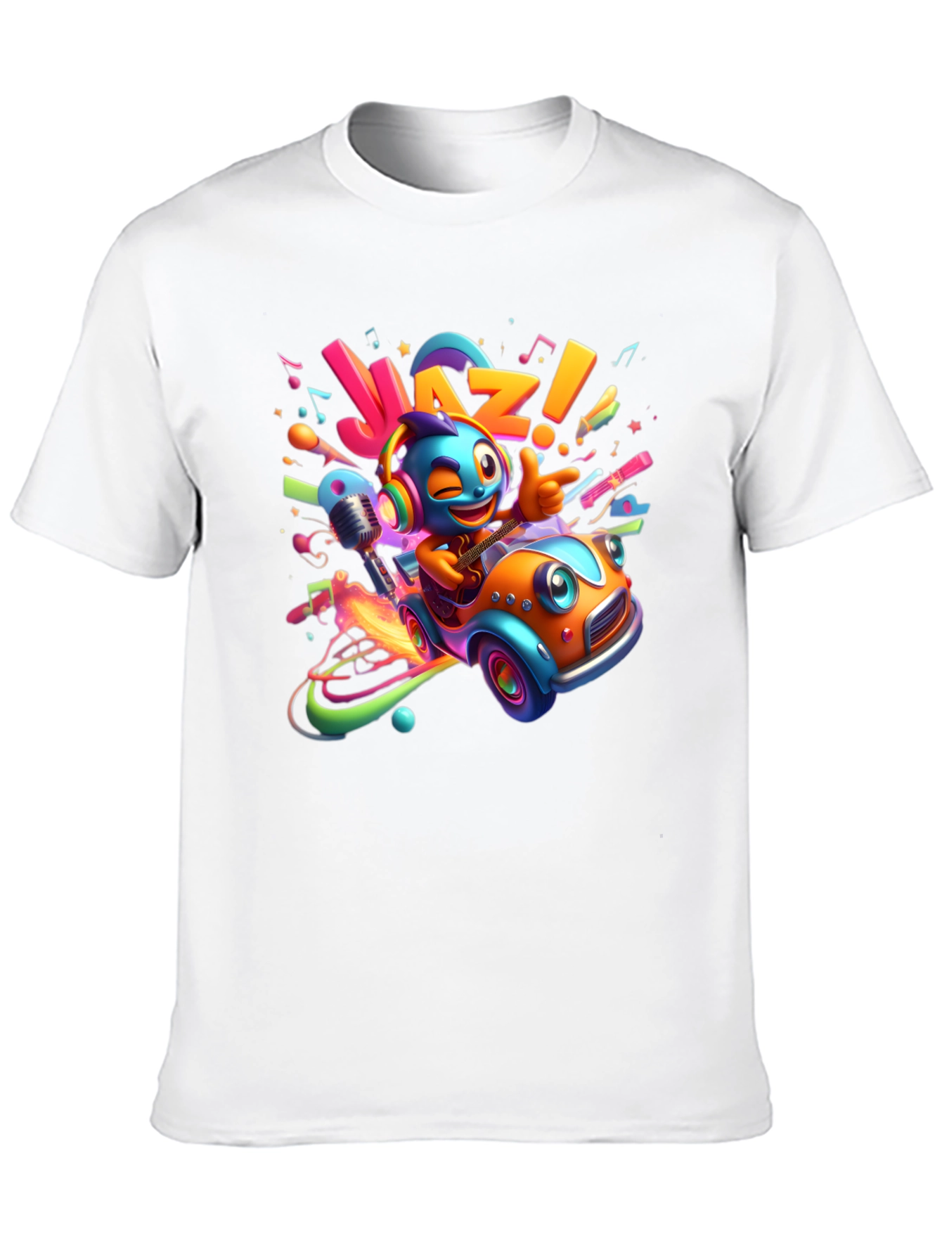 Jazz Cartoon Car T-Shirt